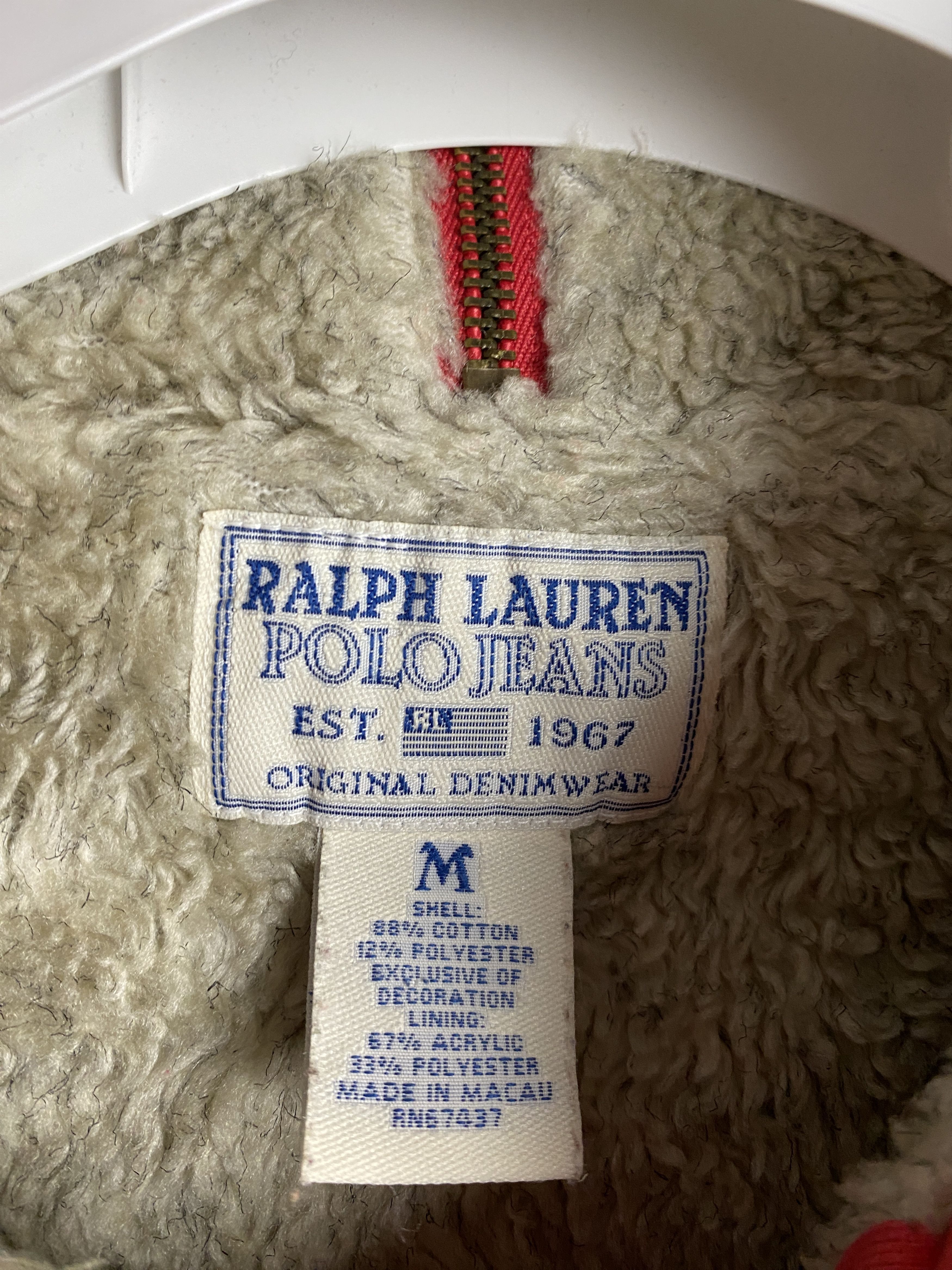 Polo Ralph Lauren × Ralph Lauren Polo Jeans Ralph Lauren sherpa zip-up hoodie y2k Size M / US 6-8 / IT 42-44 - 4 Thumbnail