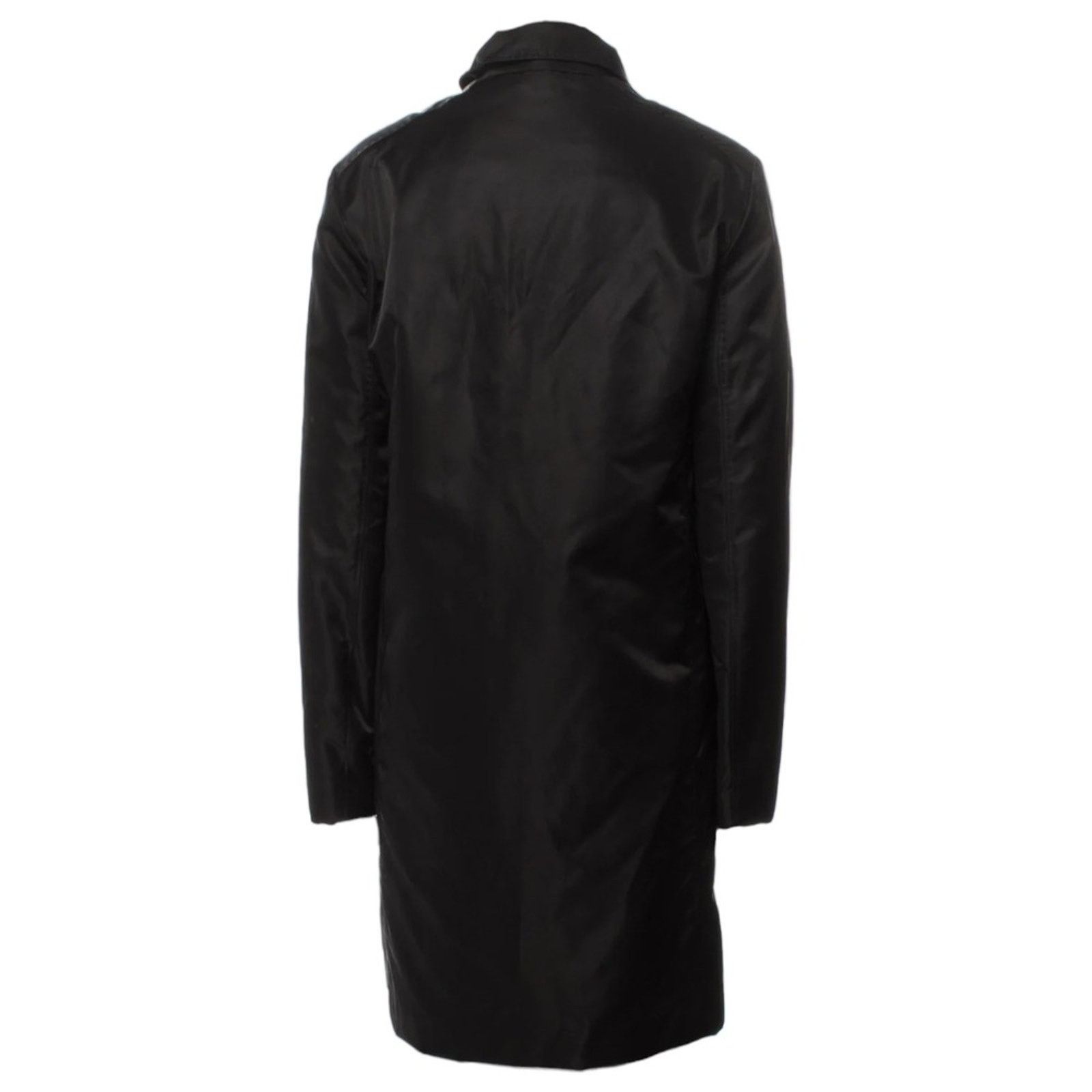 Max Mara 'S MAX MARA Black Trench Coat, Medium/US6 Size M / US 6-8 / IT 42-44 - 4 Thumbnail