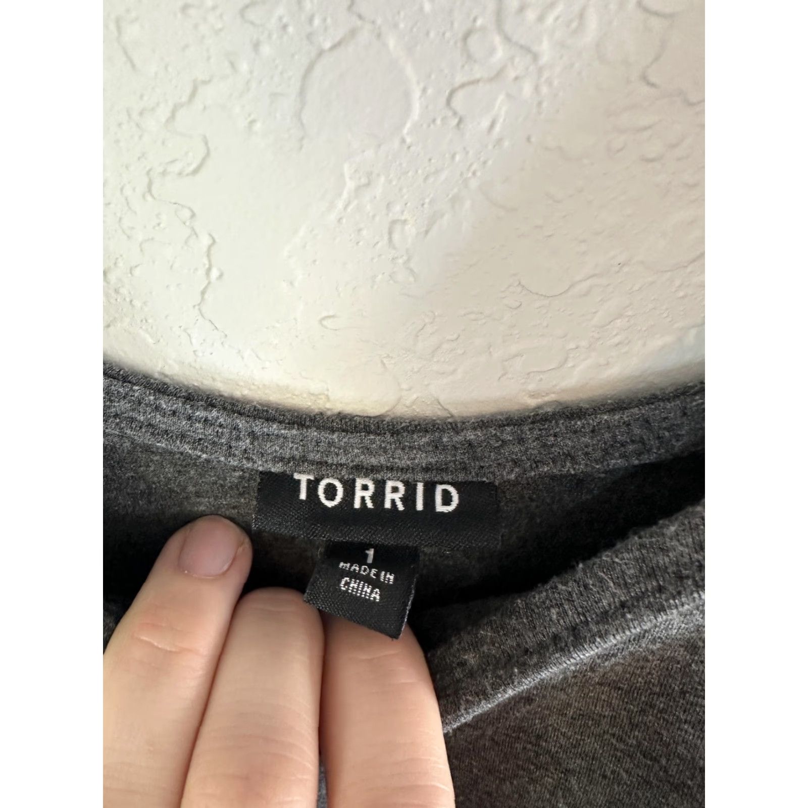 Torrid Torrid Jumpsuit Womens Plus Size 1 Gray Sleeveless Jersey Pockets Drawstring Waist Casual One-Piece Size XS / US 0-2 / IT 36-38 - 5 Thumbnail