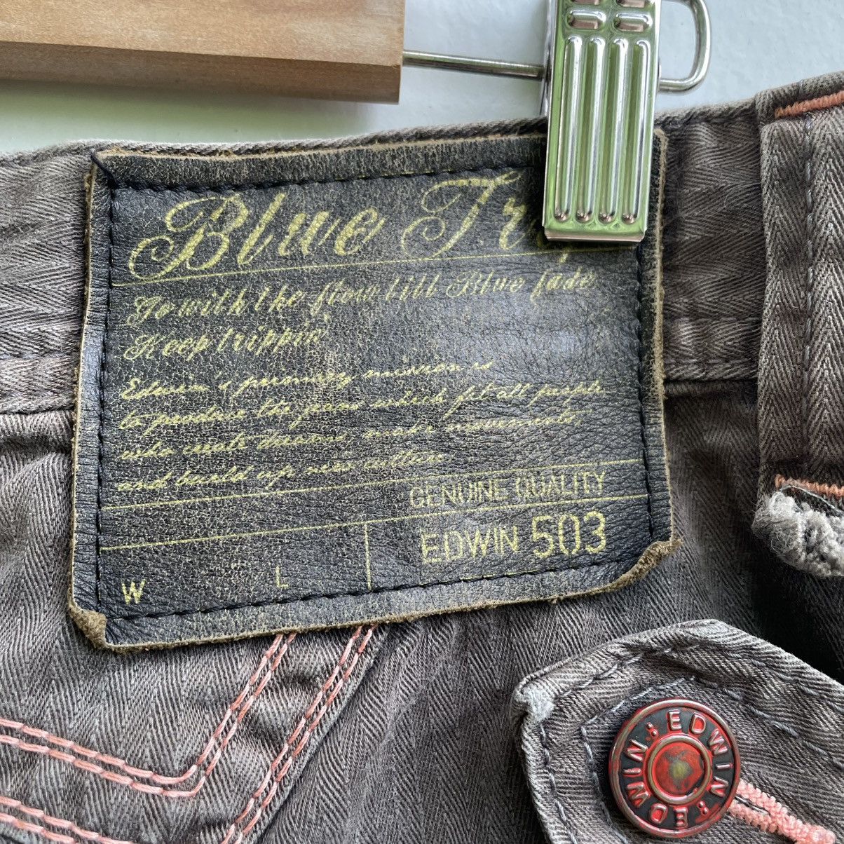 Edwin 💥Japanese Brand Edwin Buckle Fringe Denim Size US 31 - 12 Thumbnail