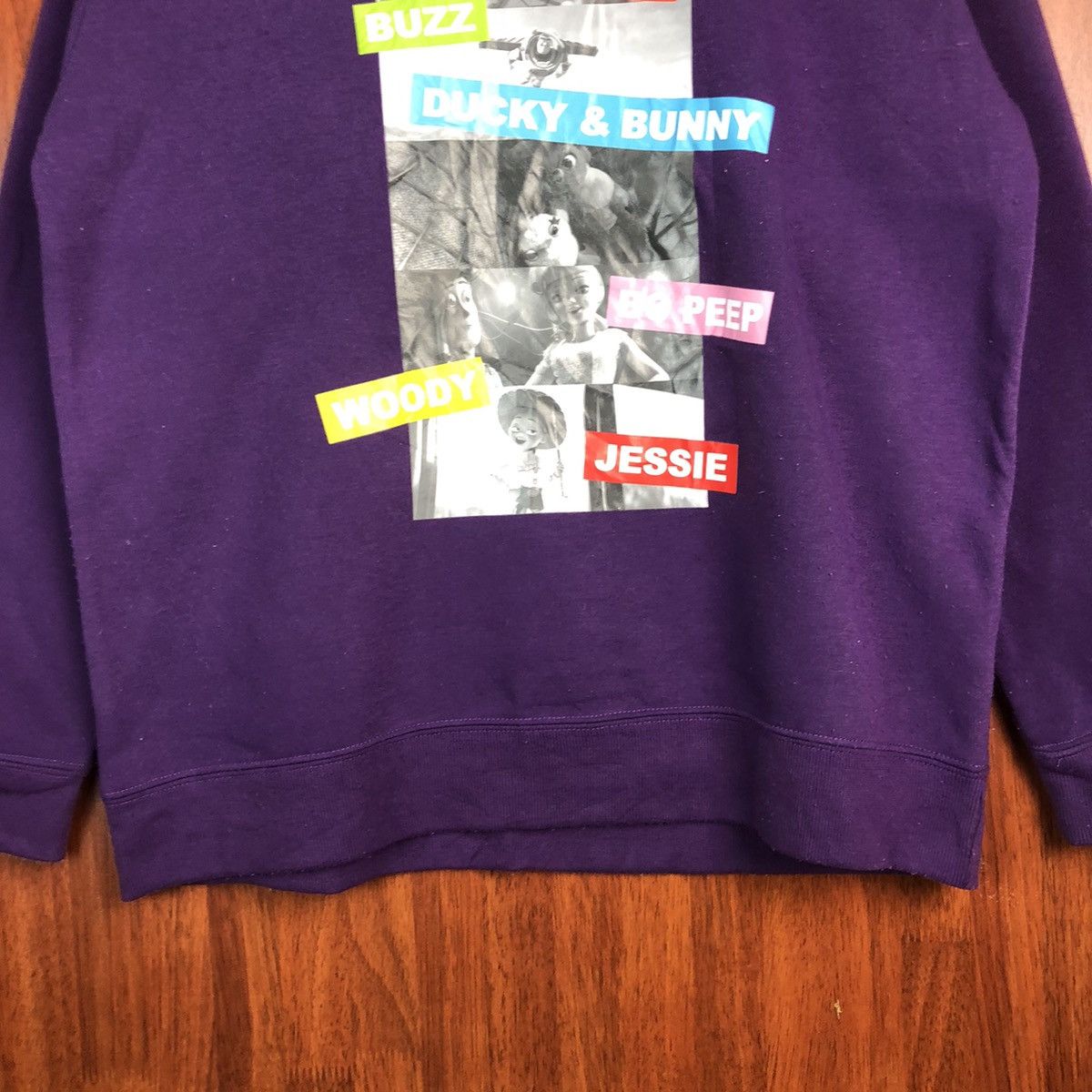 Disney Toy Story 4 Purple movie Sweatshirt #7526 Size US M / EU 48-50 / 2 - 6 Thumbnail