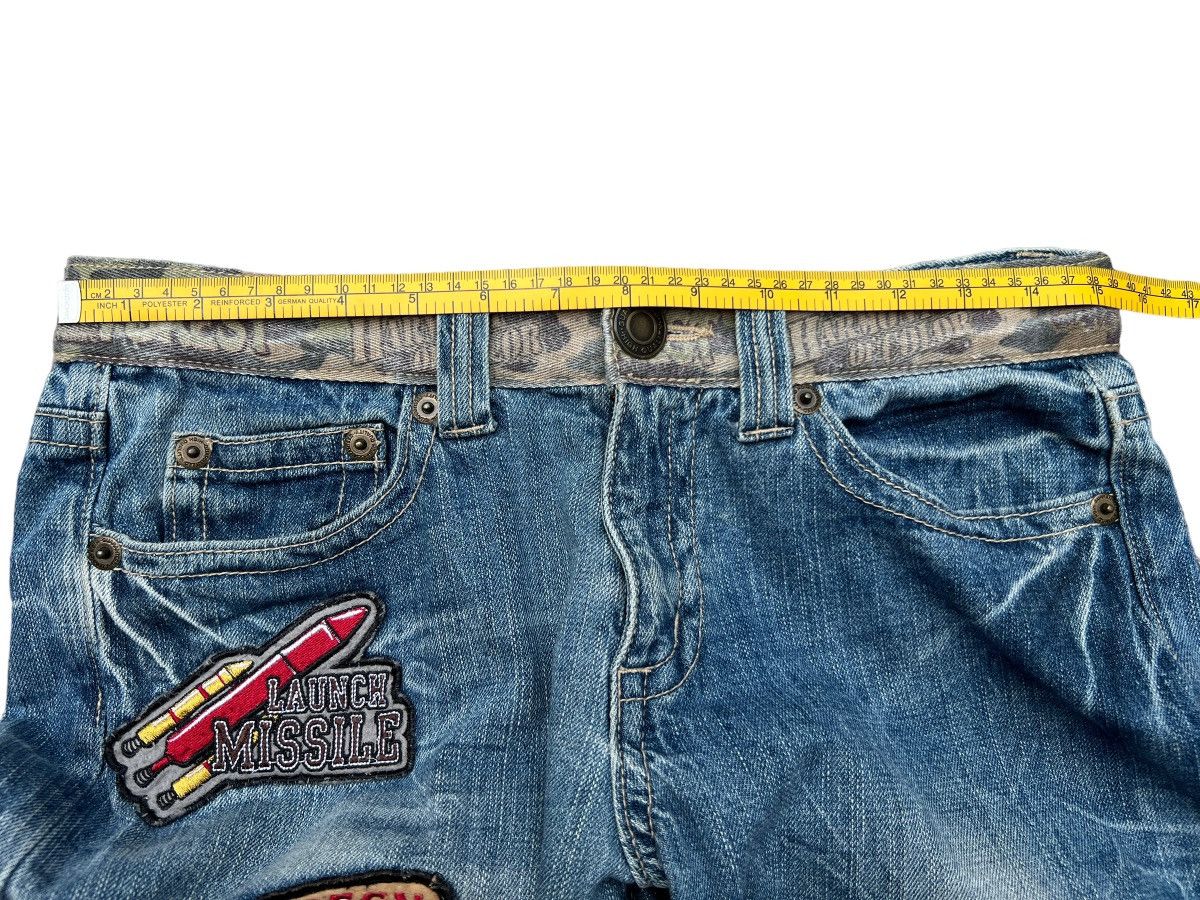 Japanese Brand Japanese Distressed Patchwork Patches Denim Jeans 31x31 Size US 31 - 11 Thumbnail