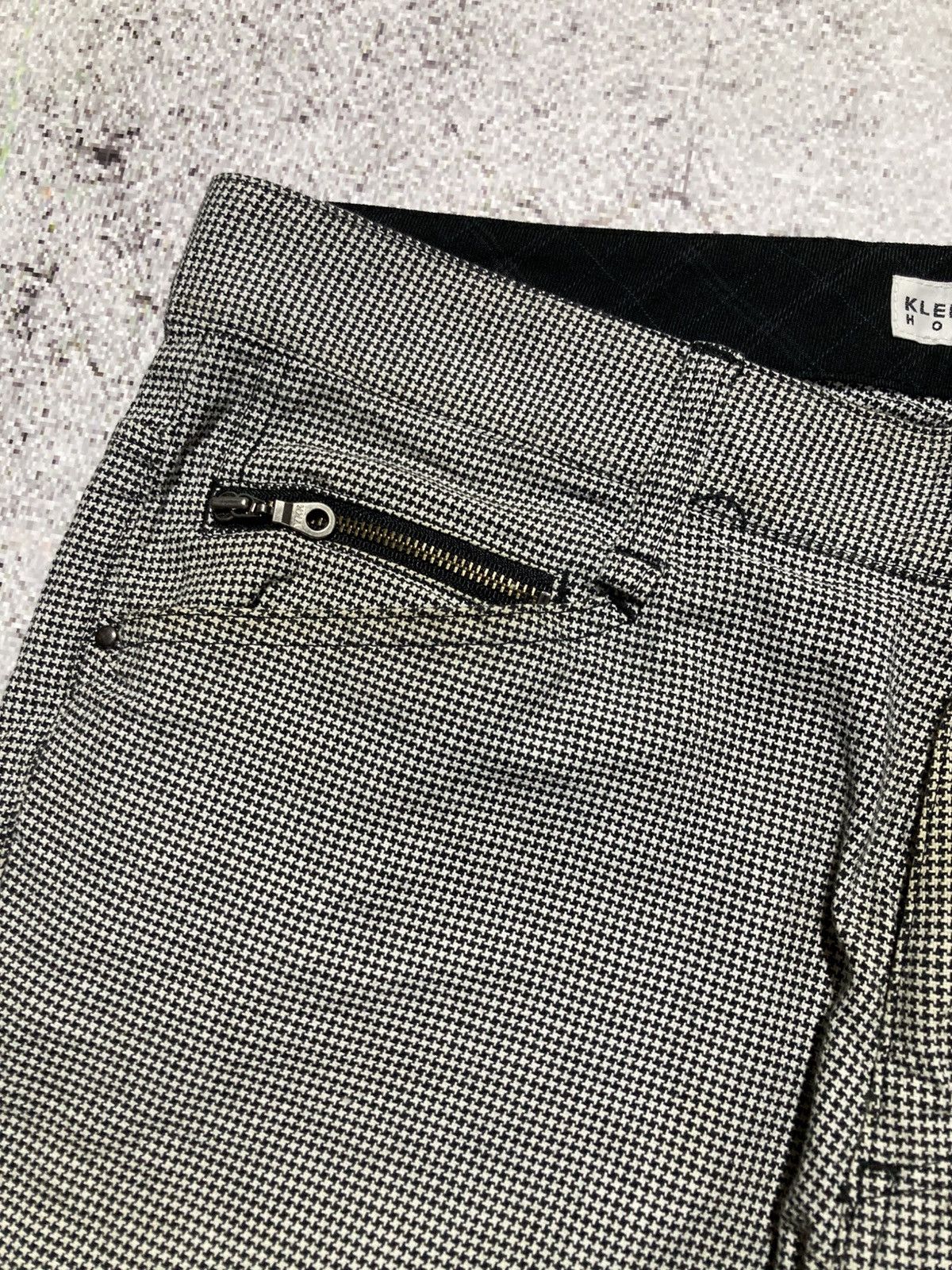 Japanese Brand 2000s Klein Plus Homme Hickory Pants Punk Lgb Style Size US 32 / EU 48 - 7 Thumbnail