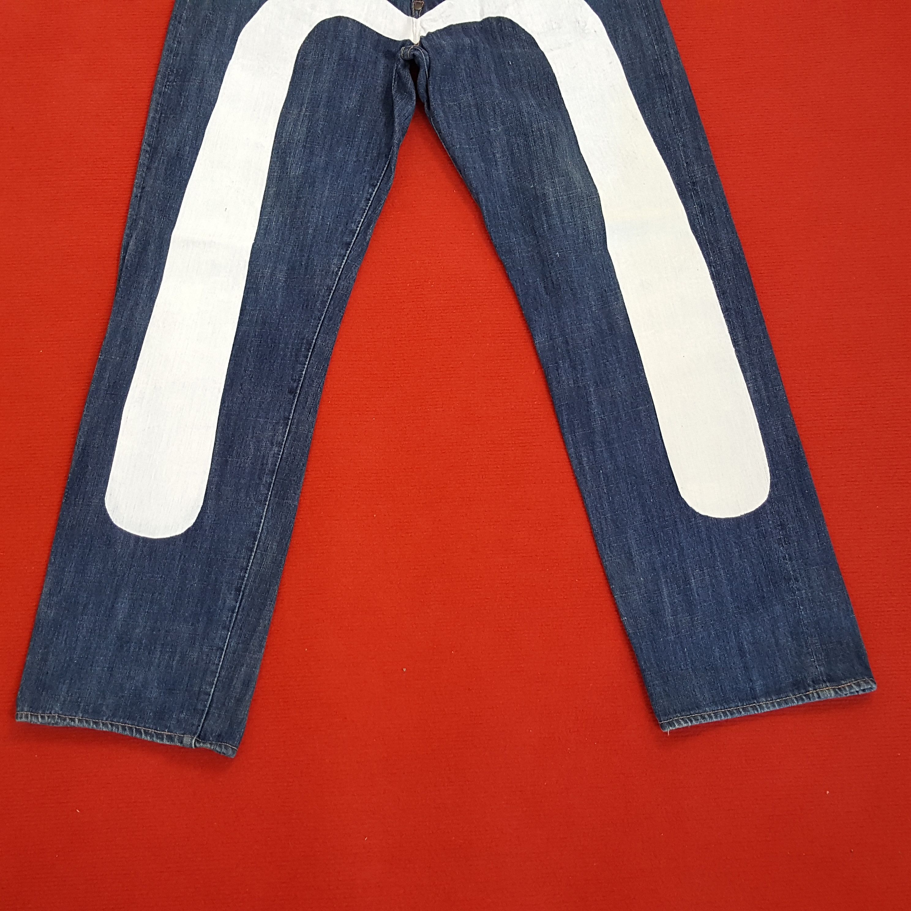 Japanese Brand × Vintage Evisu Yamane Japanese Brand Custom Daicock Style Jeans Size US 31 - 3 Thumbnail