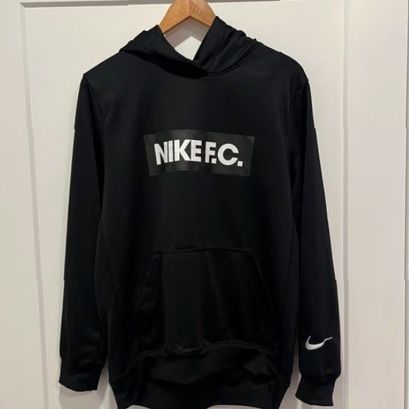 Nike VINTAGE Nike FC Dri-FIT Black Hoodie Sweatshirt Mens L Size US L / EU 52-54 / 3 - 2 Thumbnail