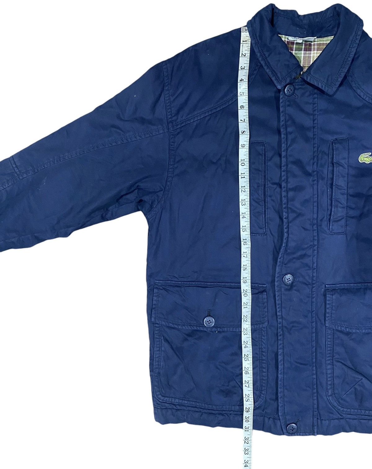 Lacoste Dark Blue LACOSTE Double Lining Jacket Size US L / EU 52-54 / 3 - 16 Thumbnail