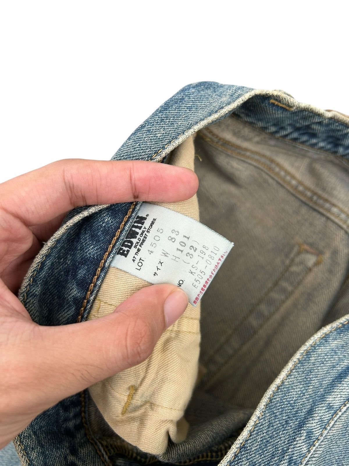 Kapital Vintage Edwin 505x Selvedge Distressed Rusty Denim Jeans ☠️🎌 Size US 32 / EU 48 - 5 Thumbnail