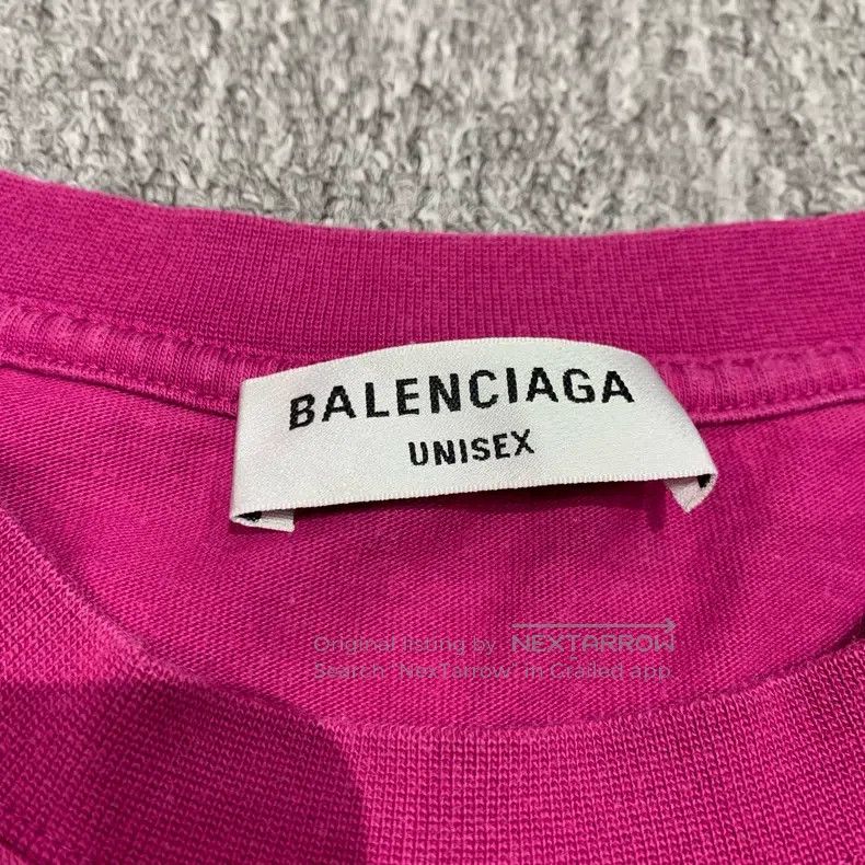 Balenciaga Balenciaga Pink Washed Distressed Splatter Short Sleeve Size US M / EU 48-50 / 2 - 6 Thumbnail