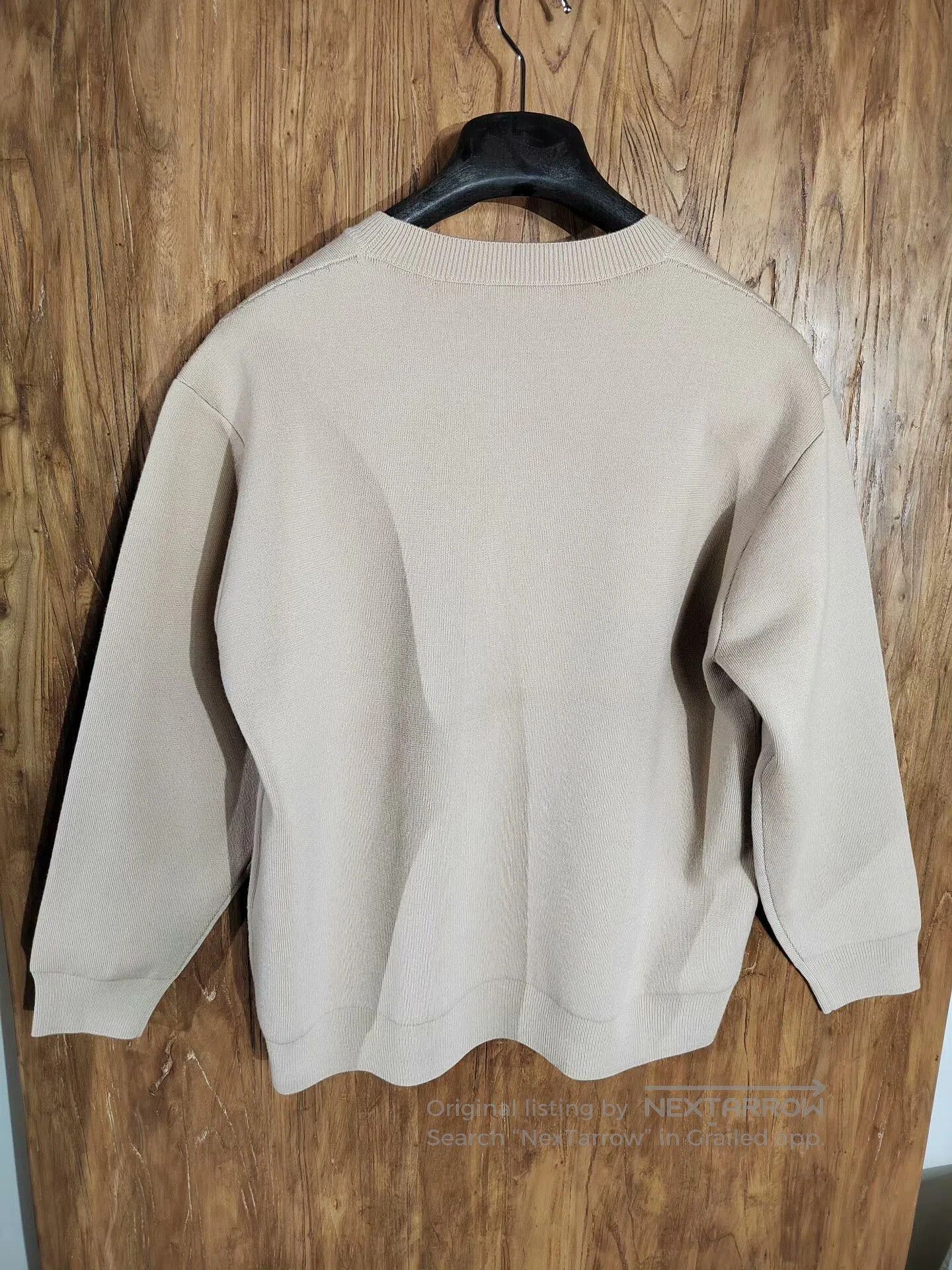 Burberry Burberry Wool Knit Sweater in Beige. Size US XL / EU 56 / 4 - 4 Thumbnail