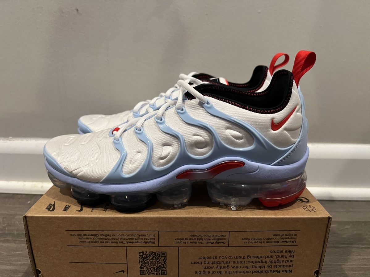 Sneaker Nike Air Vapormax Plus Black White Red Nike Air Max