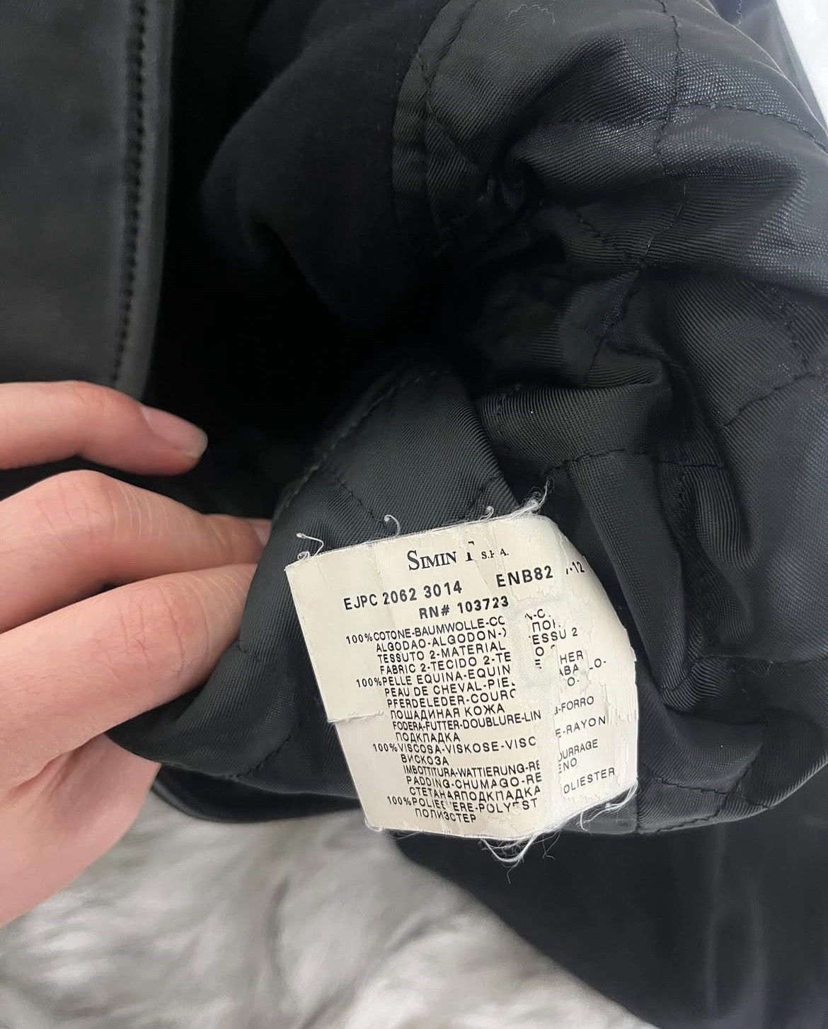 Emporio Armani Emporio Armani Biker Leather Jacket Size US S / EU 44-46 / 1 - 6 Thumbnail