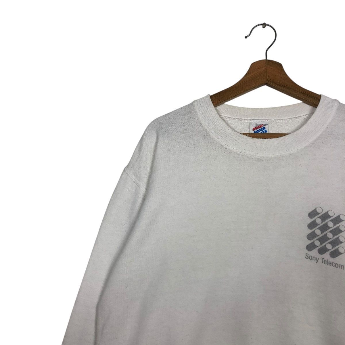 Vintage 🔥VINTAGE SWEATSHIRT SONY TELCO JERZEES BIG LOGO Size US L / EU 52-54 / 3 - 9 Thumbnail