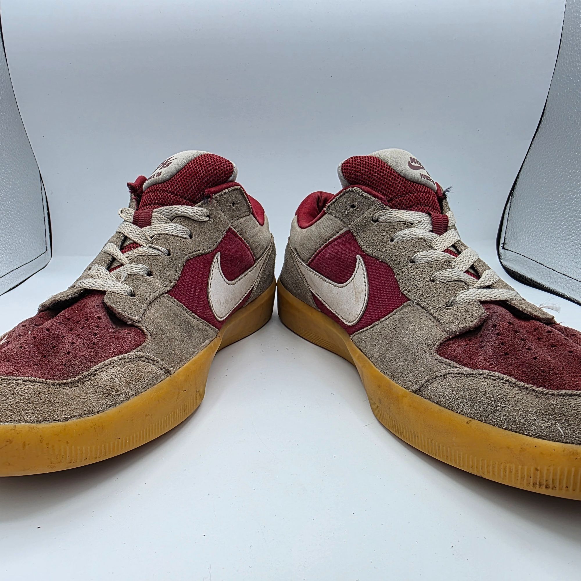 Nike Nike SB Force 58 Team Red Gum Light Brown Mens Size 11.5 Sne Size US 11.5 / EU 44-45 - 3 Thumbnail
