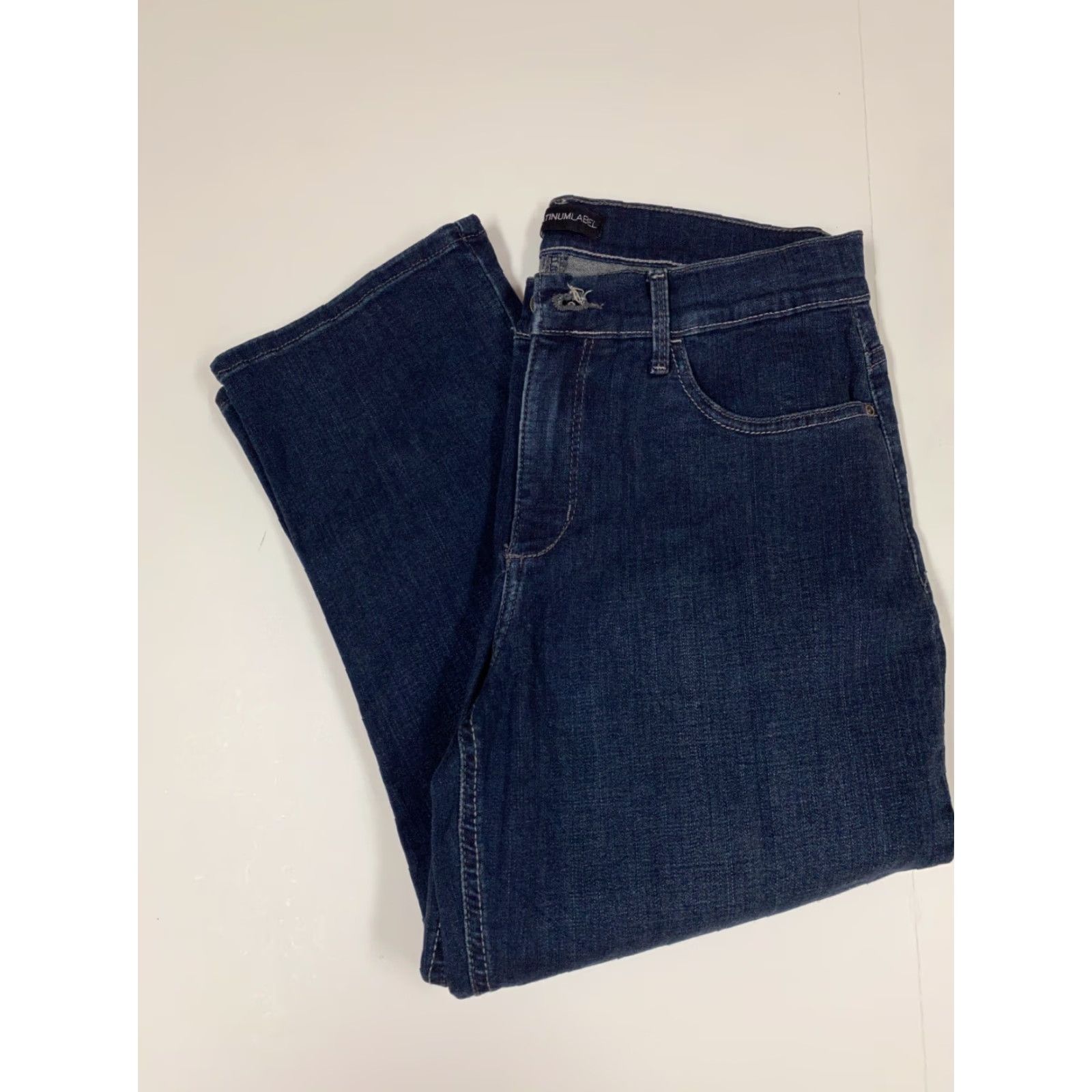 Lee Lee Jeans Womens Jeans 28 Blue Denim Straight Pockets Regular Mid Rise 21in Inseam 28in Vintage No Womens Size 28" / US 6 / IT 42 - 7 Thumbnail