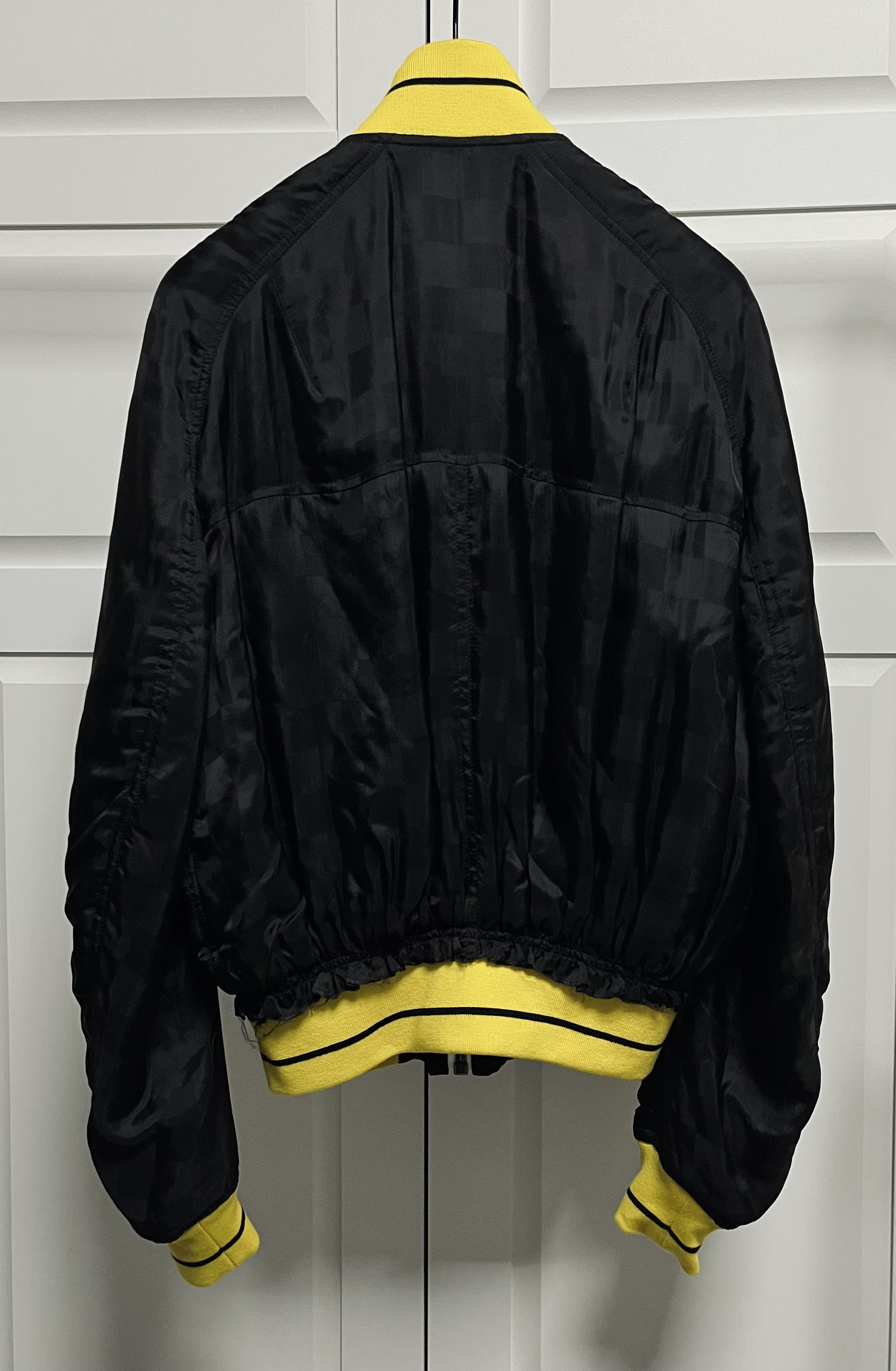 Haider Ackermann Haider Ackermann Black Jacquard Check Bomber Jacket Size US XS / EU 42 / 0 - 7 Thumbnail