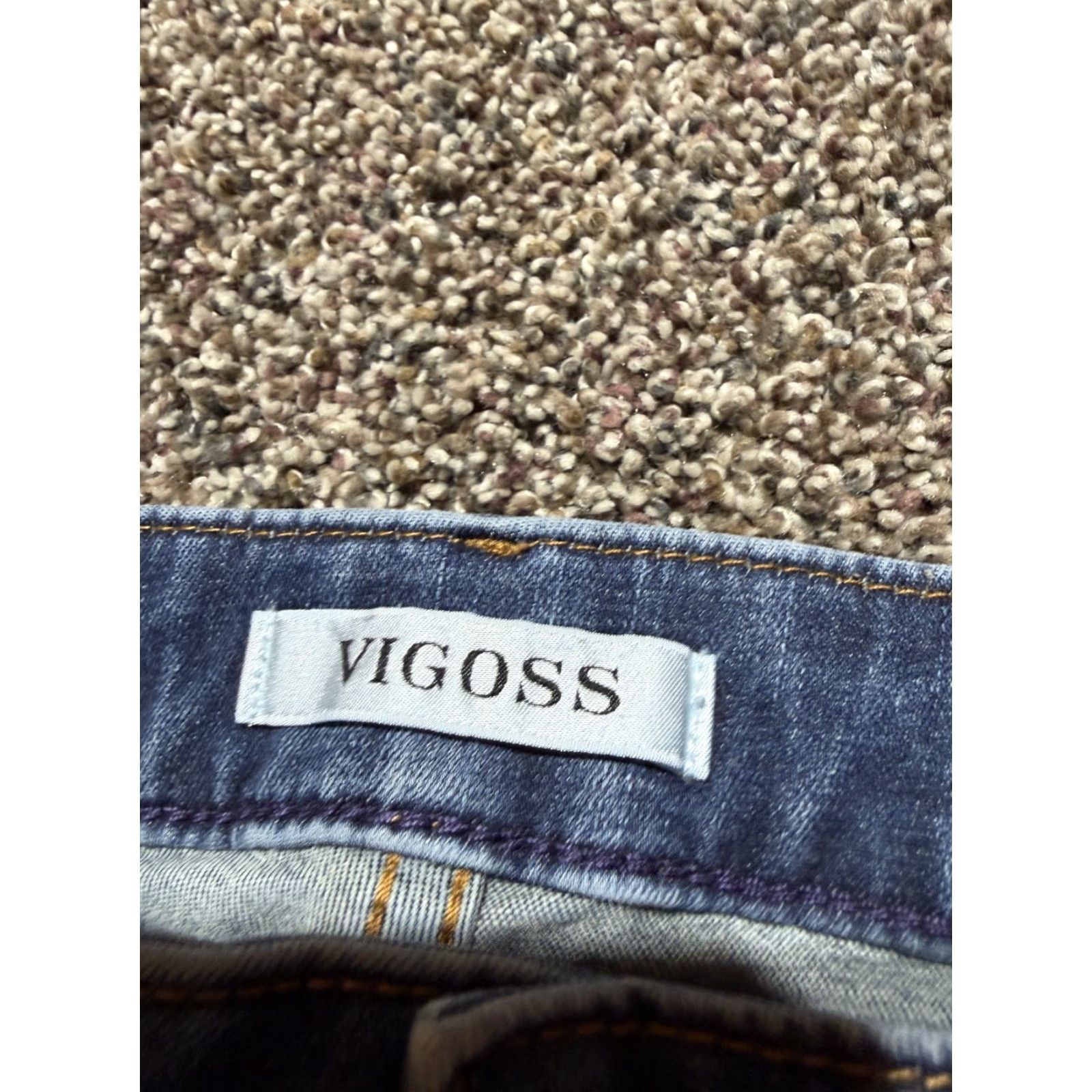 Vintage VIGOSS Marley Skinny Ankle Jeans Size 31 Blue Denim Stretch 28" Women's 5-Pocket Design Size 24" / US 00 / IT 34 - 4 Thumbnail
