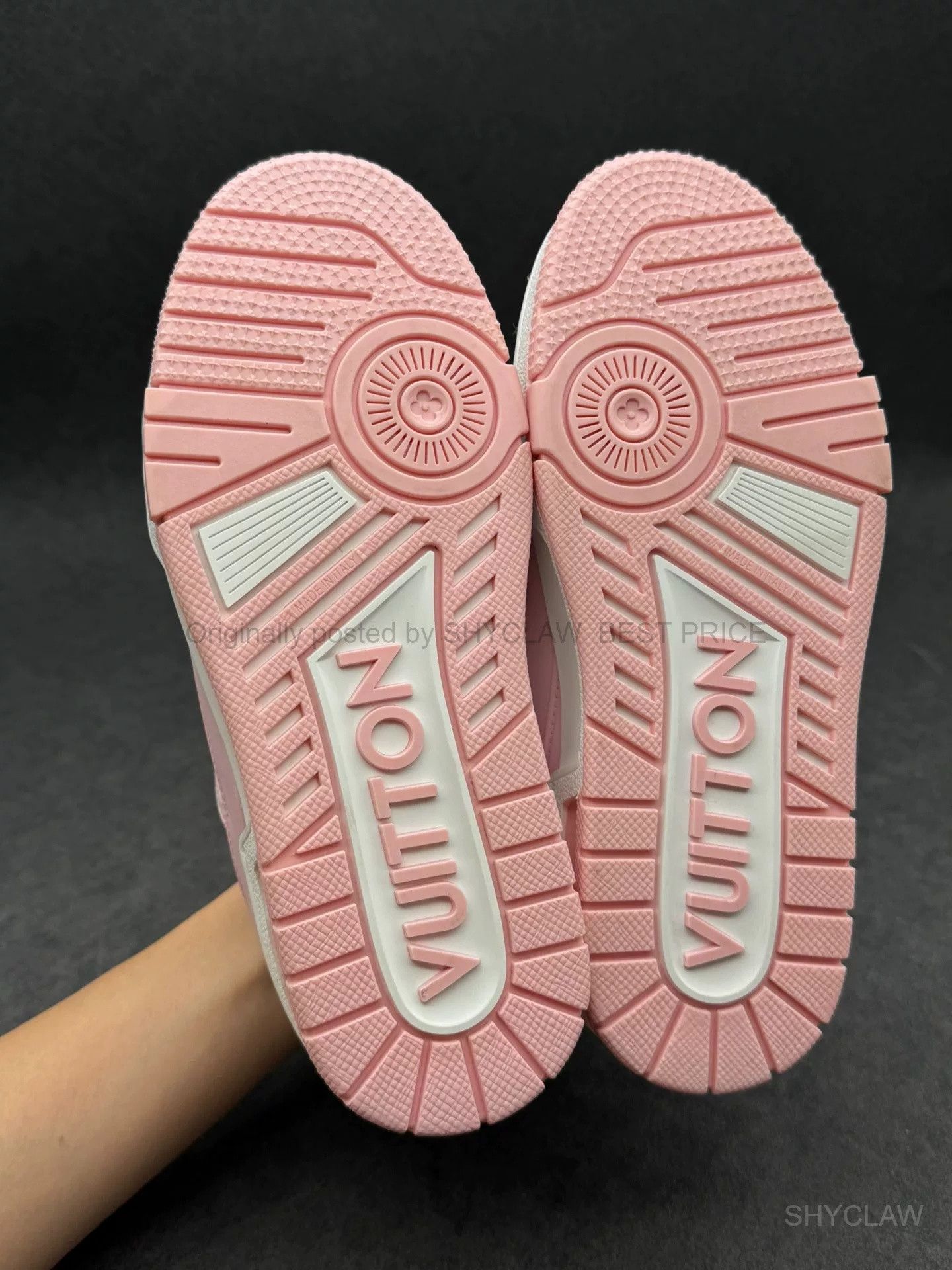 Louis Vuitton Louis Vuitton Trainer Rose Pink Leather BFAJLMN515 Size US 5 / IT 35 - 2 Thumbnail