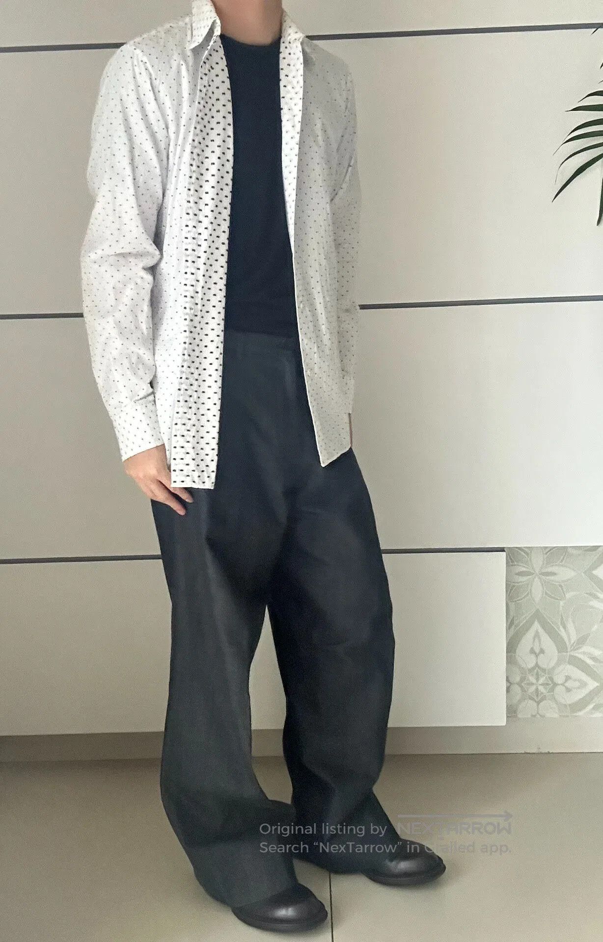 Ann Demeulemeester ANN DEMEULEMEESTER Embroidered polka-dot shirt| Size US L / EU 52-54 / 3 - 6 Thumbnail