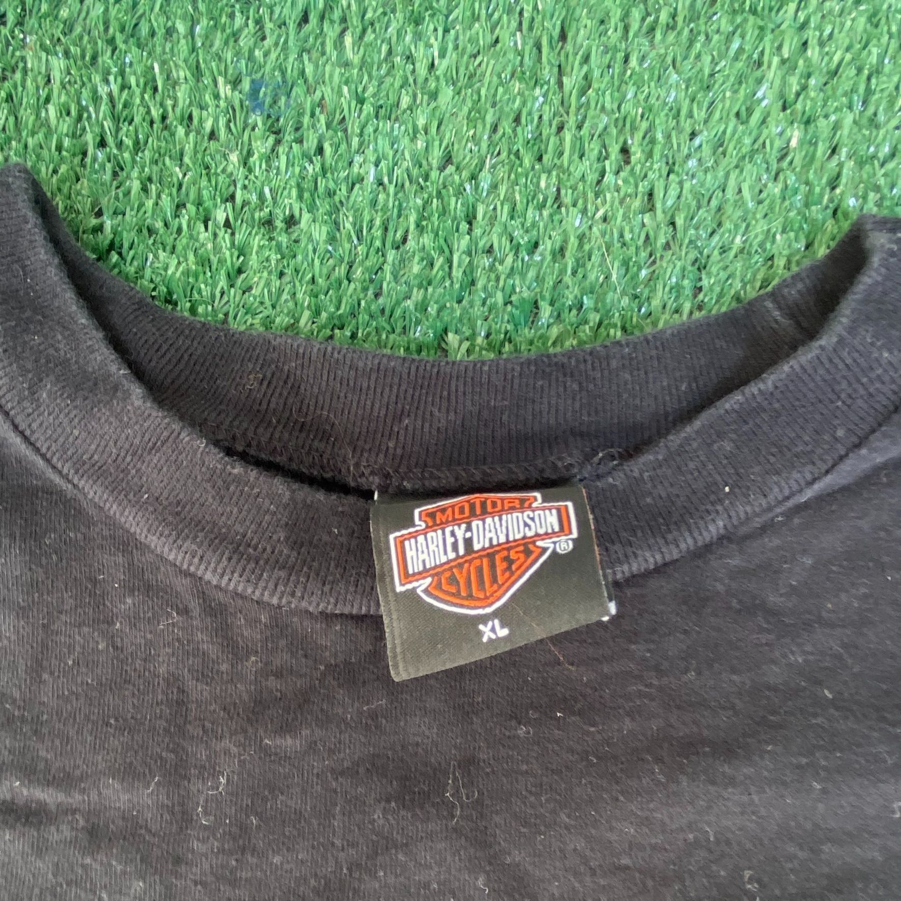 Harley Davidson Vintage Y2K Harley Davidson Shirt Long Sleeve Punk Biker Tee Size US XL / EU 56 / 4 - 4 Thumbnail