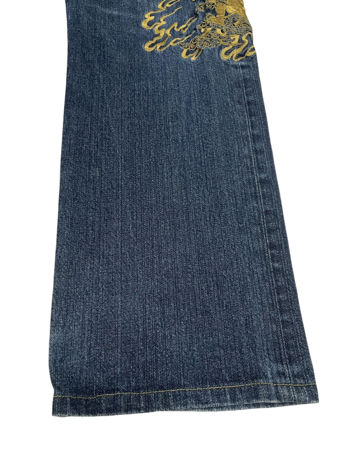 Other Rare Design Vintage Japanese Brand Sukajan Jeans 1990s Size US 31 - 5 Thumbnail