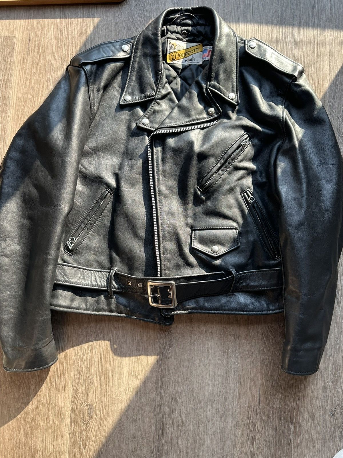 Schott Schott Perfecto Leather Biker Jacket Size US M / EU 48-50 / 2 - 1 Thumbnail