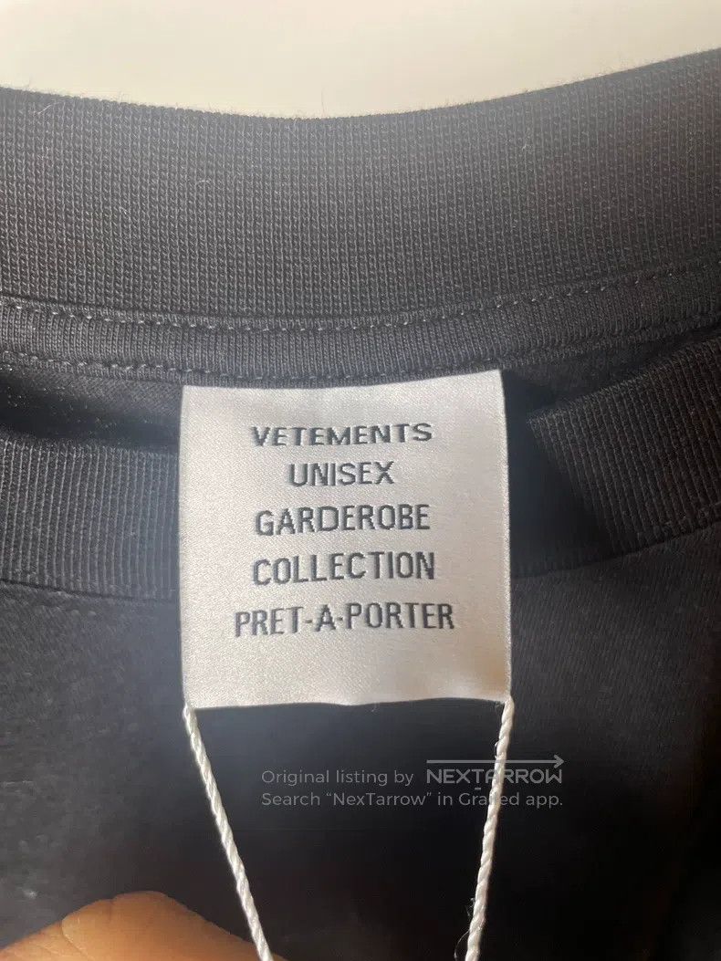 Vetements Vetements Embroidered T-Shirt XS Size Size US XS / EU 42 / 0 - 3 Thumbnail