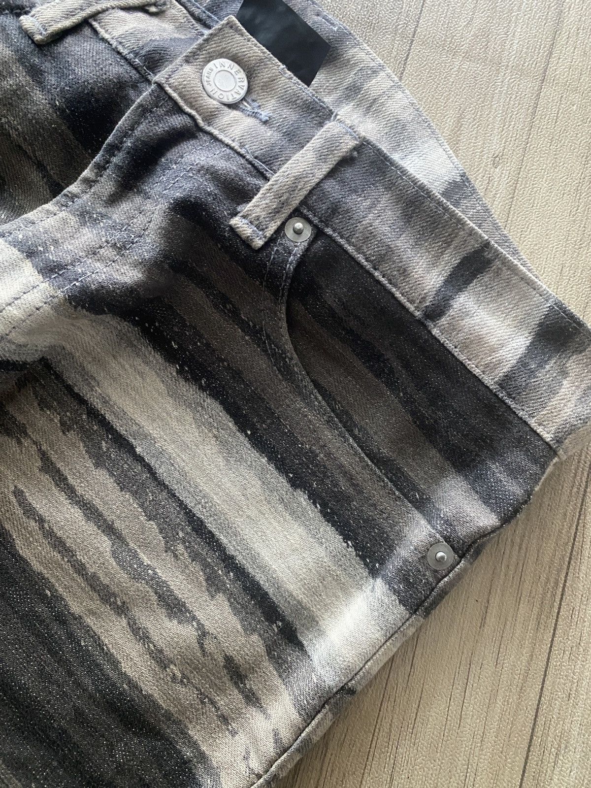If Six Was Nine × Japanese Brand × Le Grande Bleu (L.G.B.) Innervation distressed multy color LGB style jeans Size US 32 / EU 48 - 5 Thumbnail