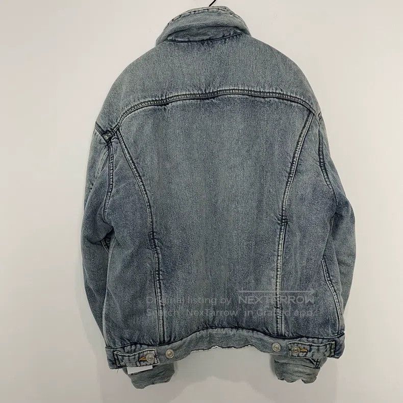 Balenciaga Balenciaga Washed Denim Cotton Jacket Size XXS / US 00 / IT 34 - 2 Thumbnail