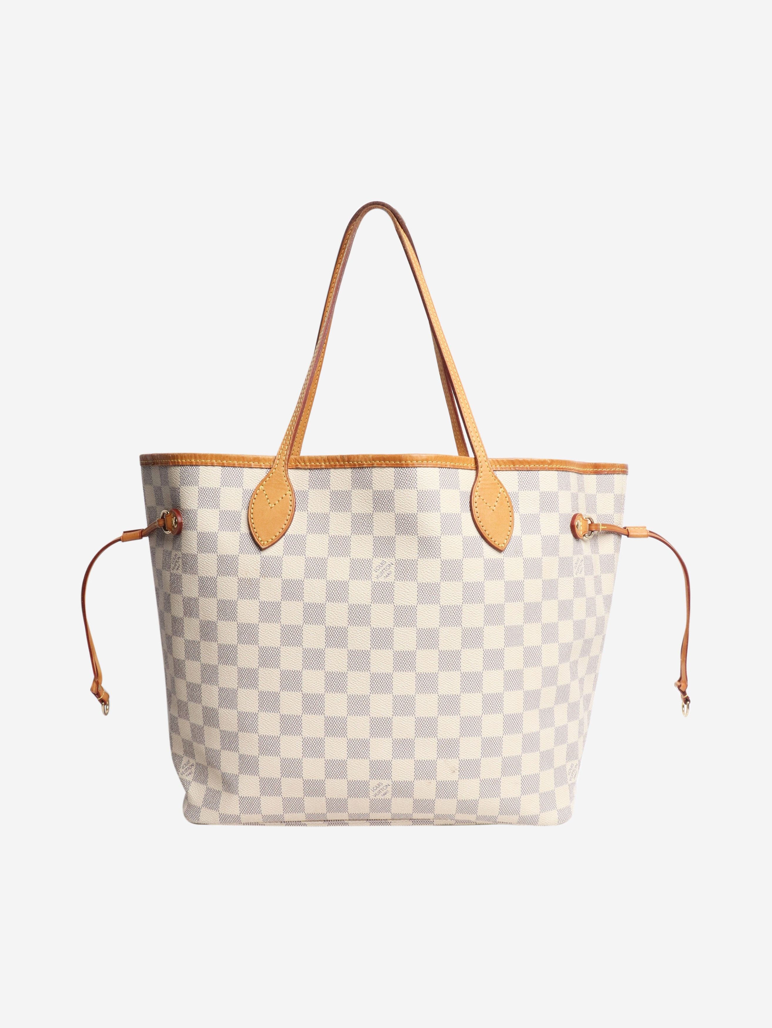 Louis Vuitton Cream 2017 Damier Azure Neverfull MM tote Size ONE SIZE - 1 Thumbnail