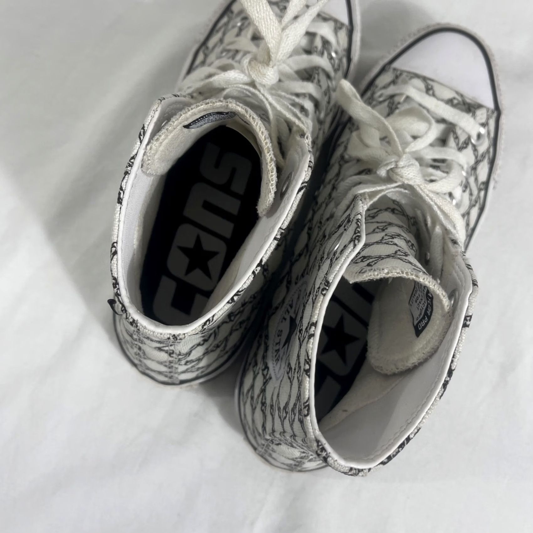 Converse Converse Chuck Taylor Pro Mens High Top Shoes A04959C Bones AOP Skate Pro All Star Size S / US 4 / IT 40 - 6 Thumbnail