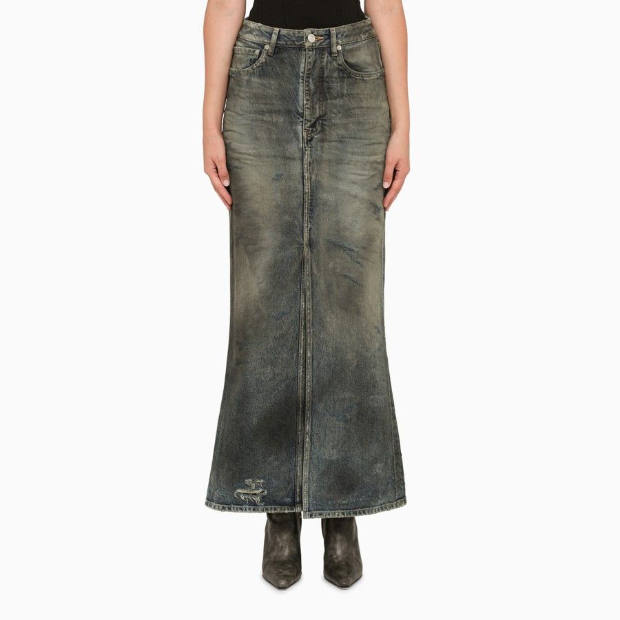 image of Balenciaga O1D2Blof01223 Denim In Blue, Women's (Size 36)
