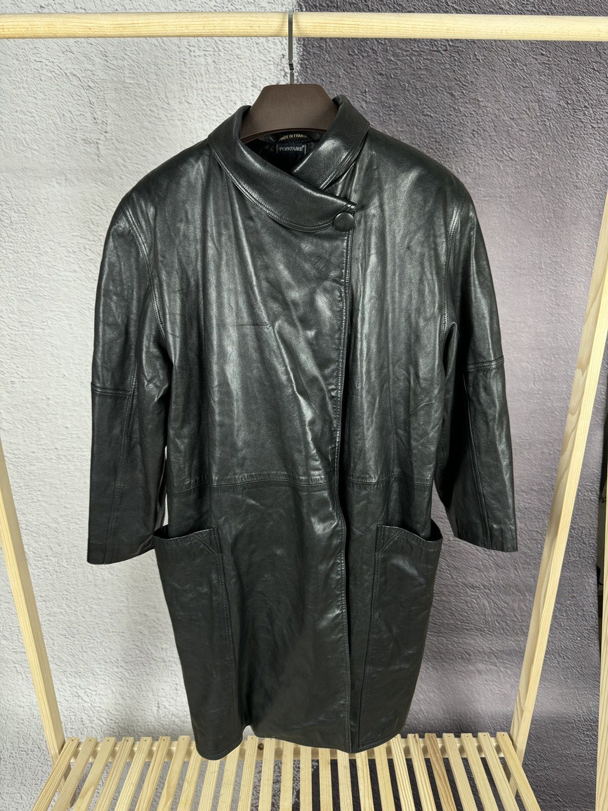 Other Zilli Made in France vintage pointaire creation leather coat Size ONE SIZE - 1 Thumbnail