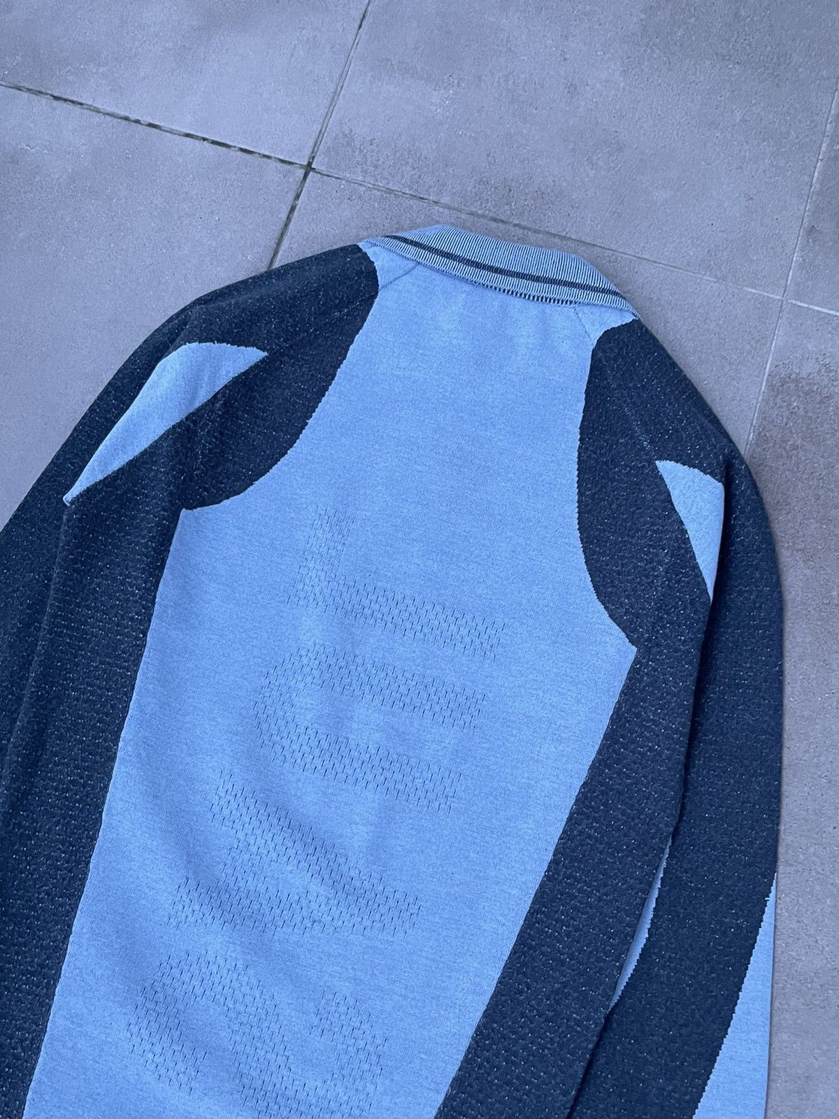 Saul Nash !DS! SS23 Saul Nash Blue Drop Stitch Polo Longsleeve Size US S / EU 44-46 / 1 - 17 Thumbnail