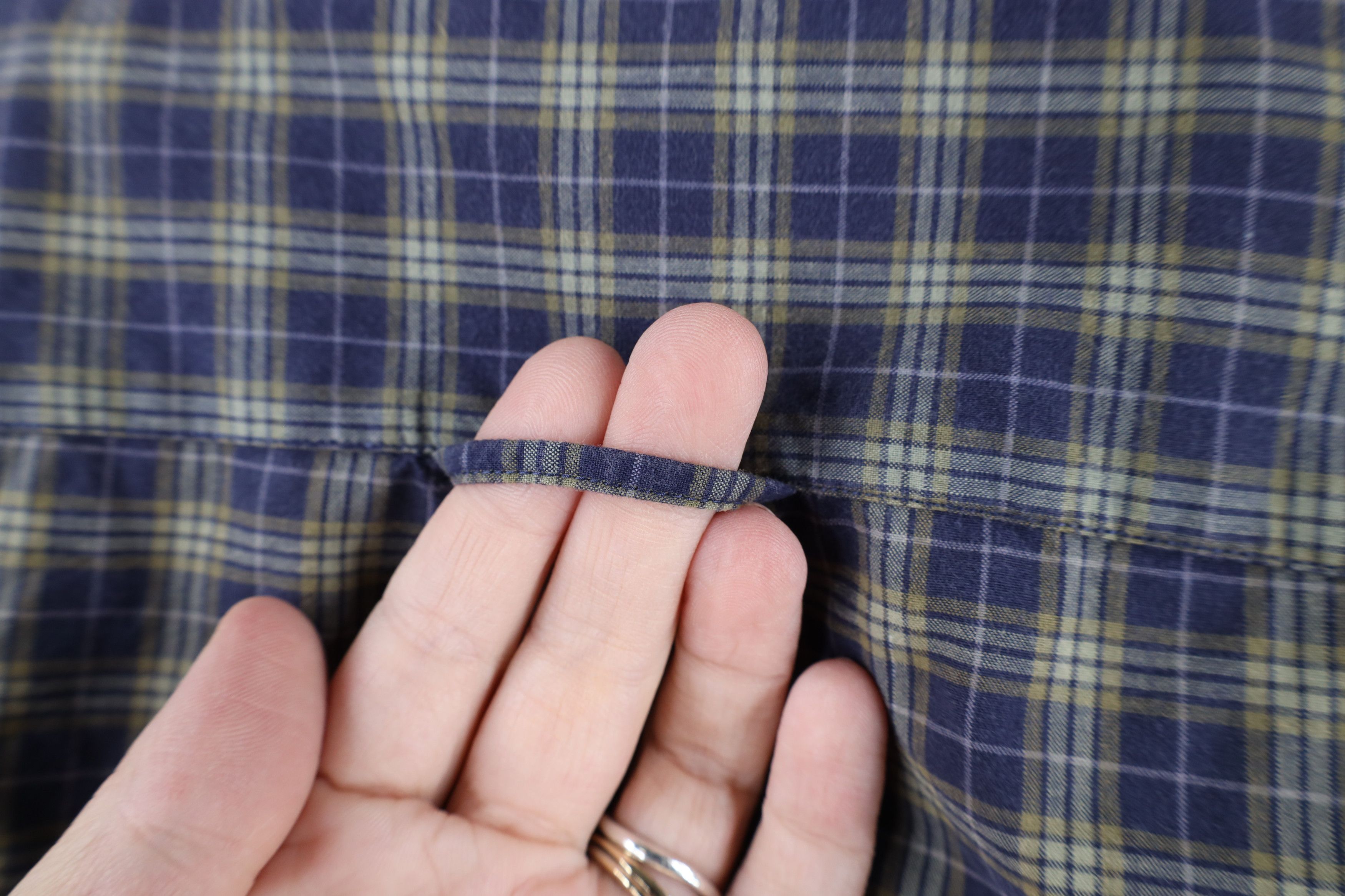 Nautica × Vintage Vintage 90s Nautica Fit Collared Button Down Shirt Plaid Size US M / EU 48-50 / 2 - 7 Thumbnail