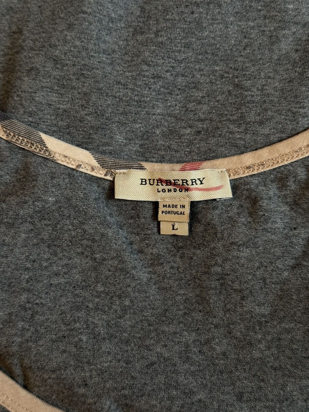 Burberry Burberry wide blouse t-shirt grey Size L / US 10 / IT 46 - 4 Thumbnail