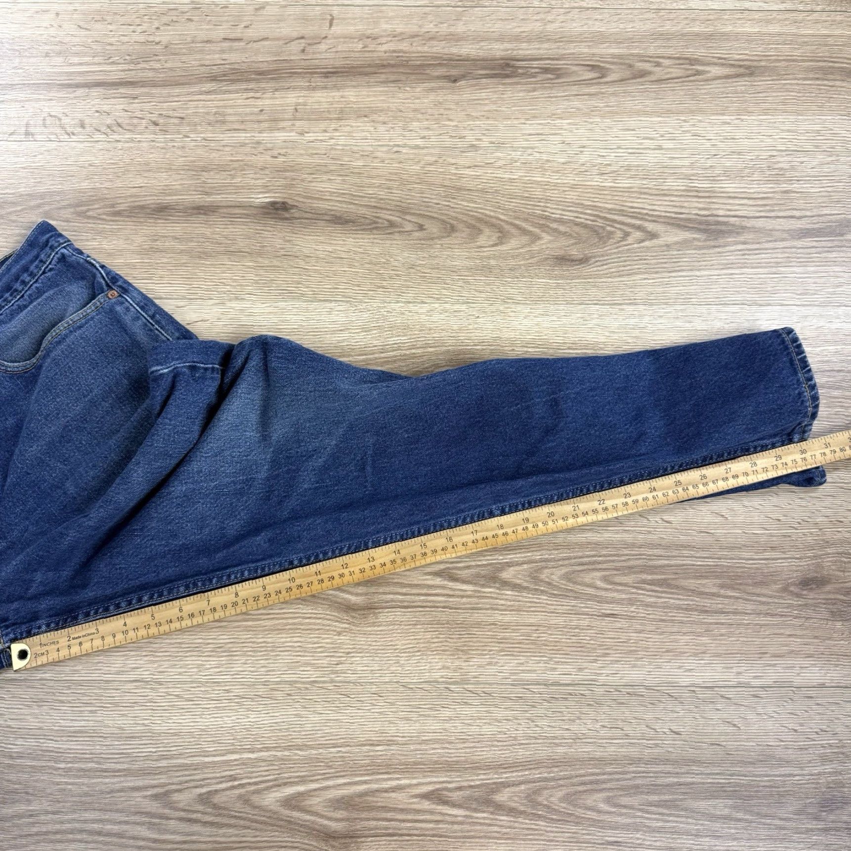 Levi's LEVI'S 505 MEN'S DENIM JEANS REGULAR FIT STRAIGHT LEG SIZE 38 X 32 BLUE Size US 38 / EU 54 - 6 Thumbnail