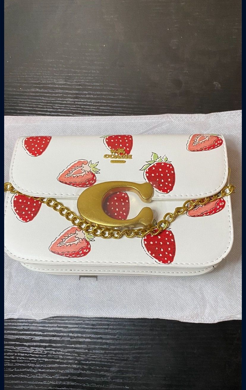 Coach Coach bag with strawberry print crossbody bag Size ONE SIZE - 1 Thumbnail