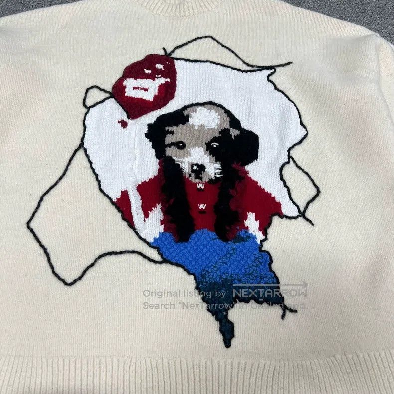 Loewe Loewe New Knitted Sweater with Dog Pattern Size M / US 6-8 / IT 42-44 - 5 Thumbnail