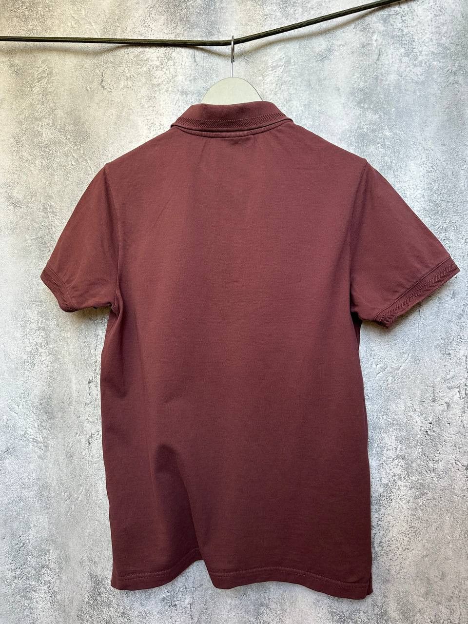 Belstaff Belstaff Polo Shirt Burgundy SS Collared Patch Box Logo Size US M / EU 48-50 / 2 - 3 Thumbnail