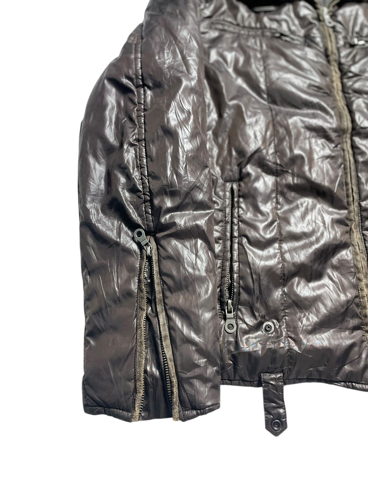 14th Addiction 2000’s Mossimo - Bikers Trim Fur Puffer Jacket Size US M / EU 48-50 / 2 - 10 Thumbnail