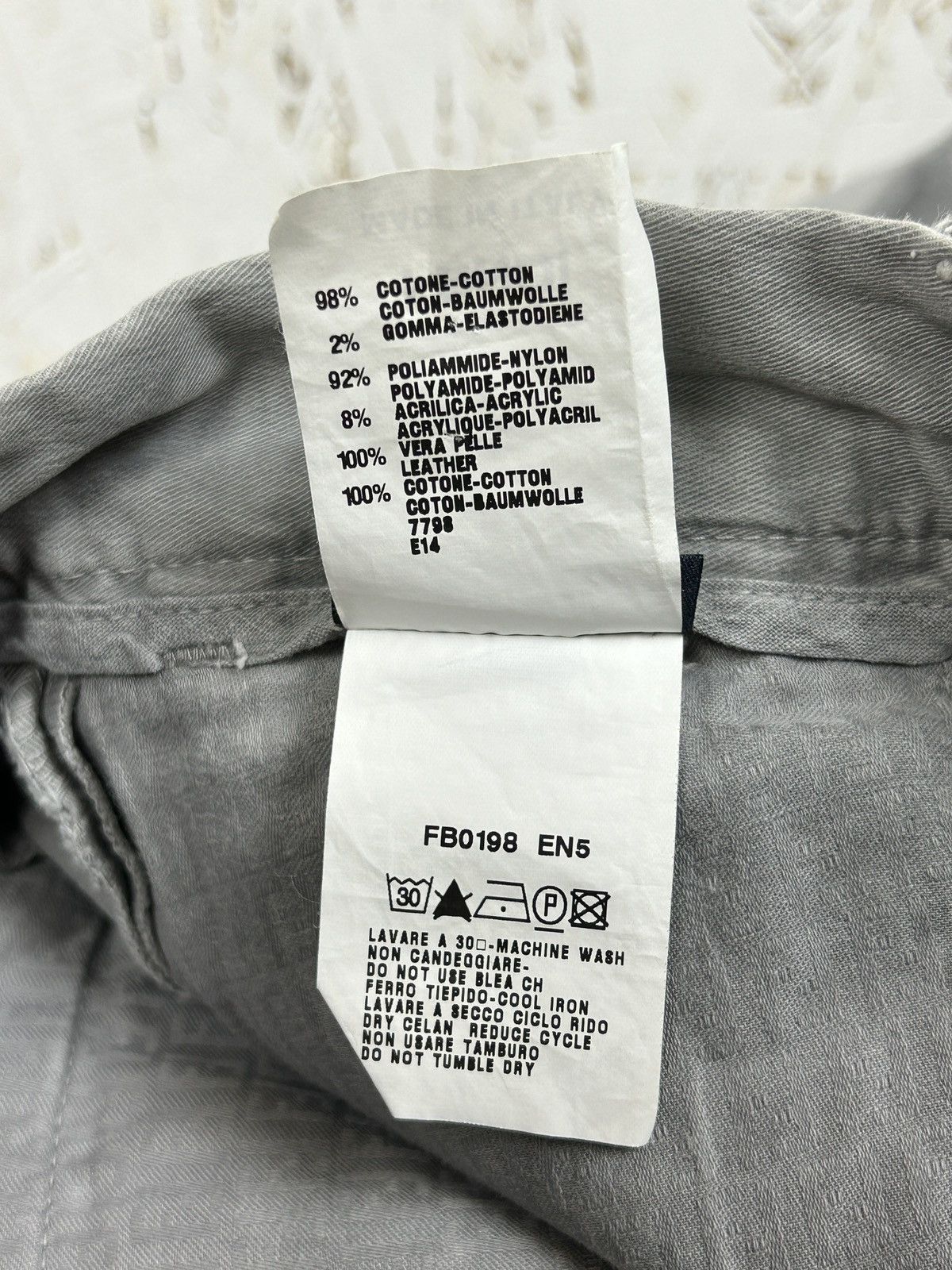 Fendi Fendi Sartorial Trousers Straight Pants Chinos Grey 48 Size US 32 / EU 48 - 15 Thumbnail