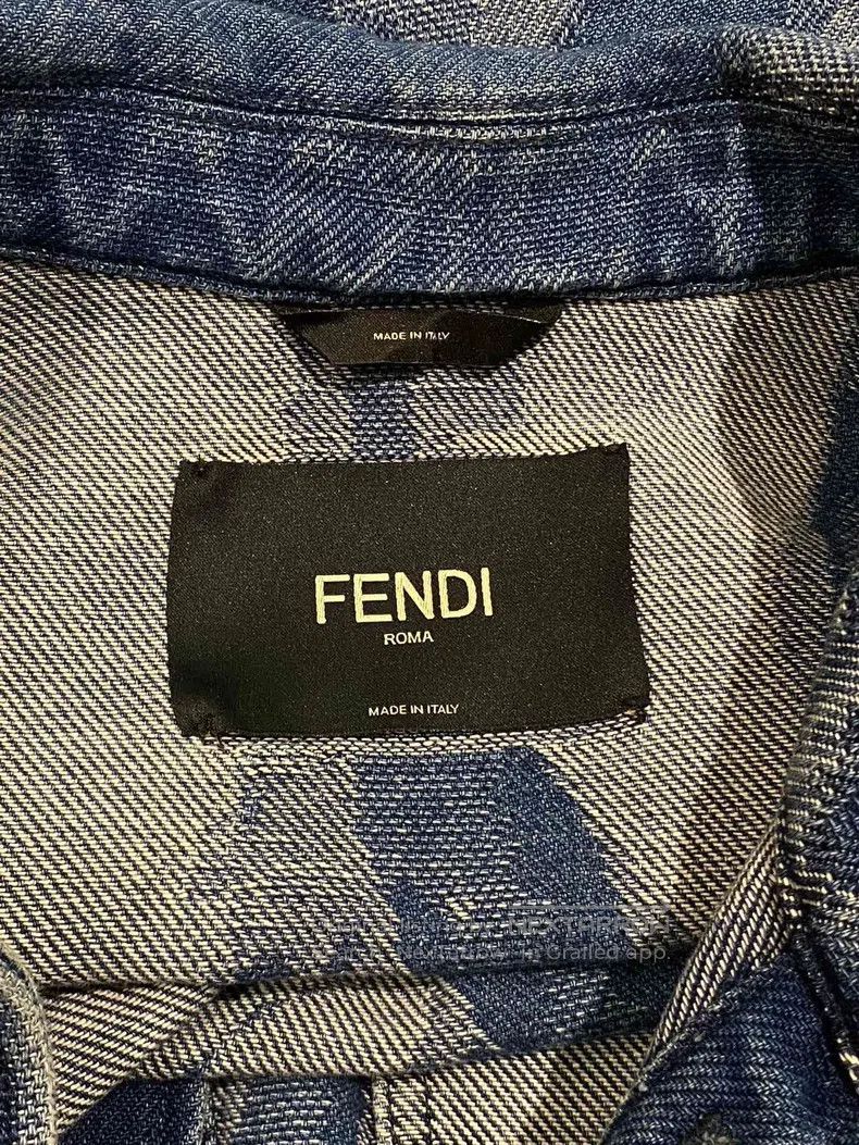 Fendi Fendi Blue Denim Set Size 46L - 8 Thumbnail