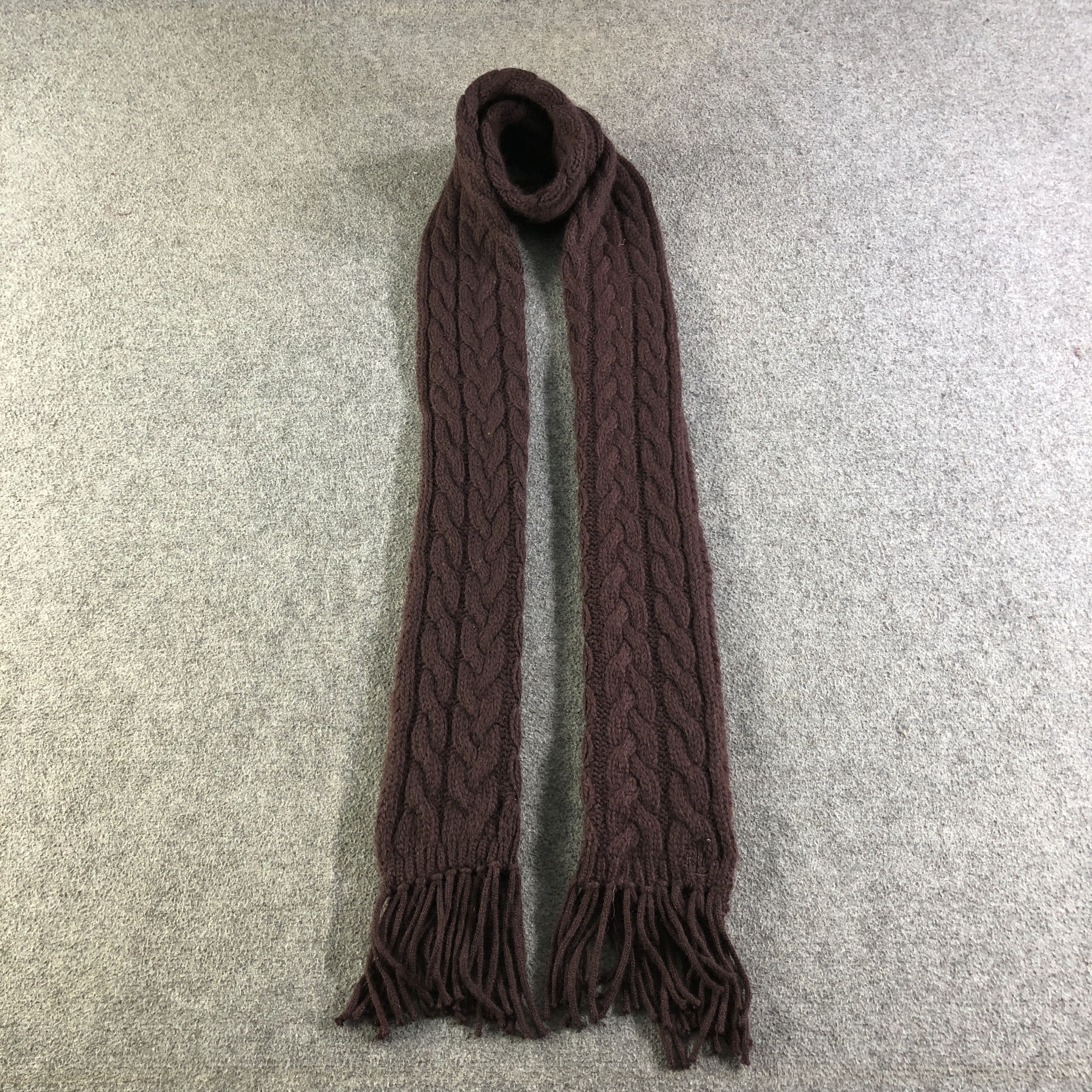 Lauren Ralph Lauren Wool Scarf Muffler Neckwear V2620