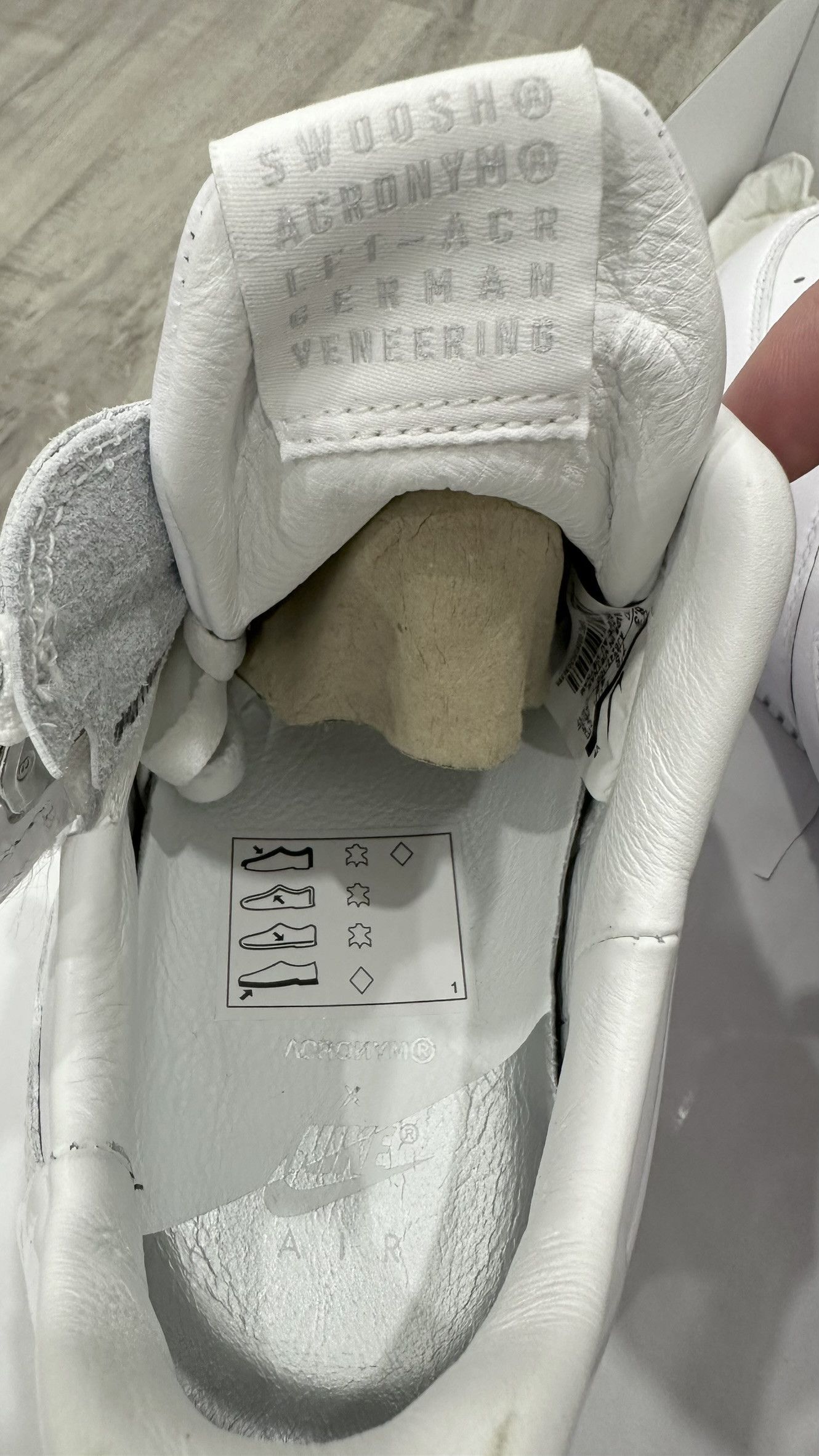 Acronym × Nike Nike x Acronym - Lunar Force 1 (AF100) White - Size 8.5 US Size US 8.5 / EU 41-42 - 5 Thumbnail