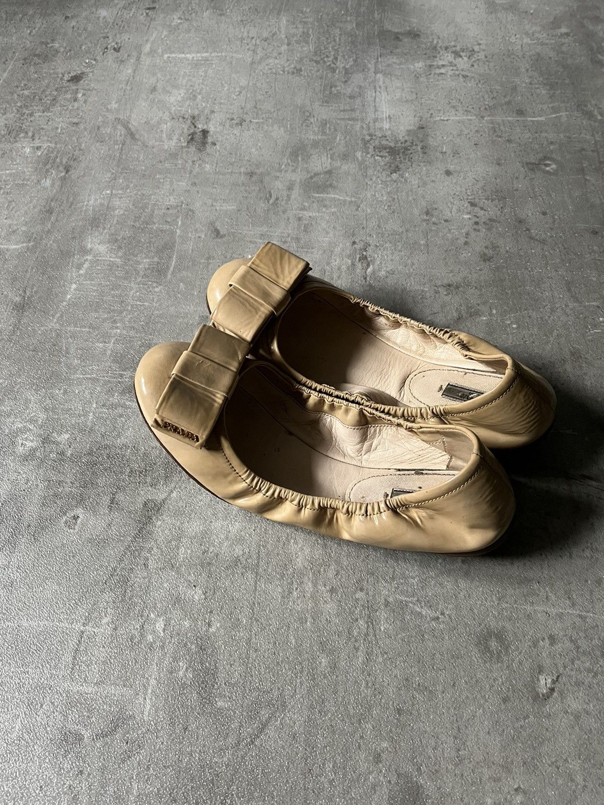 Prada Prada ballet yellow cream vintage women shoes Size US 9.5 / IT 39.5 - 2 Thumbnail