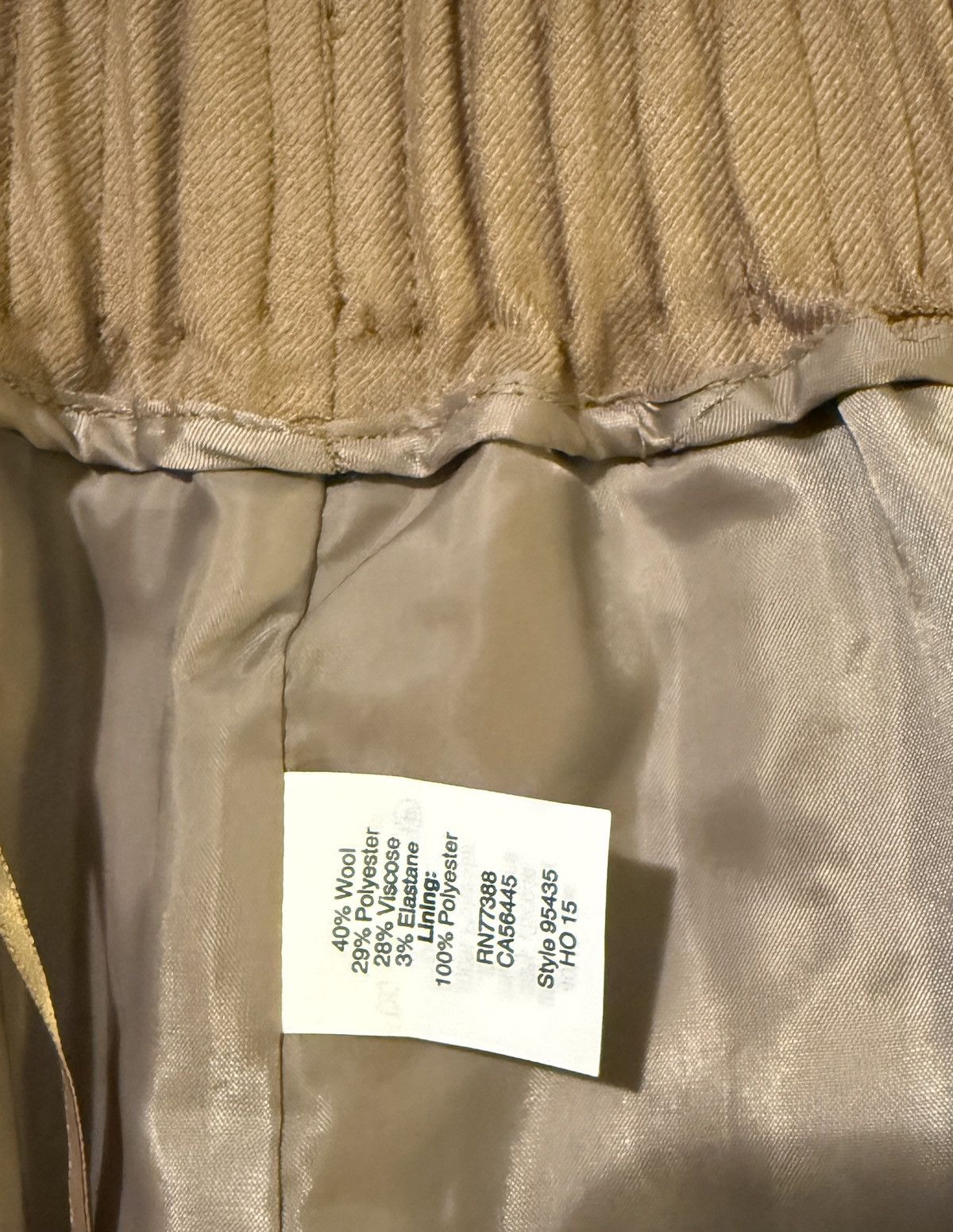 J.Crew J.Crew Women Beige Wool Blend Sidewalk Pull On Mini Skirt Size 27" / US 4 / IT 40 - 3 Thumbnail