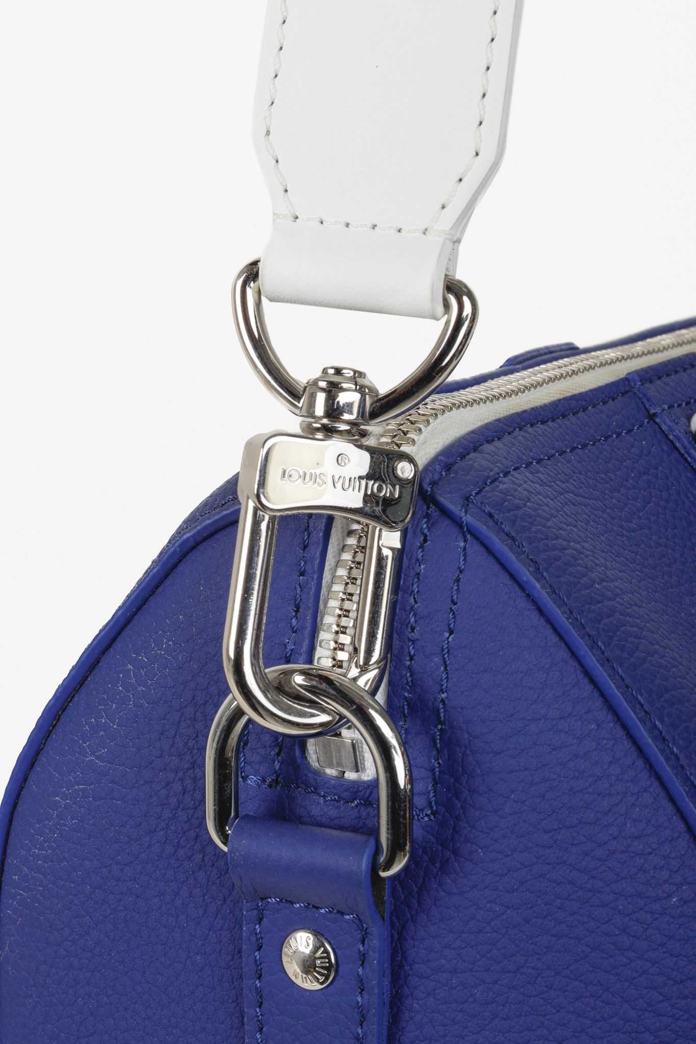 Louis Vuitton Louis Vuitton 2021 City Keepall Everyday Blue Crossbody Size 28 - 9 Thumbnail