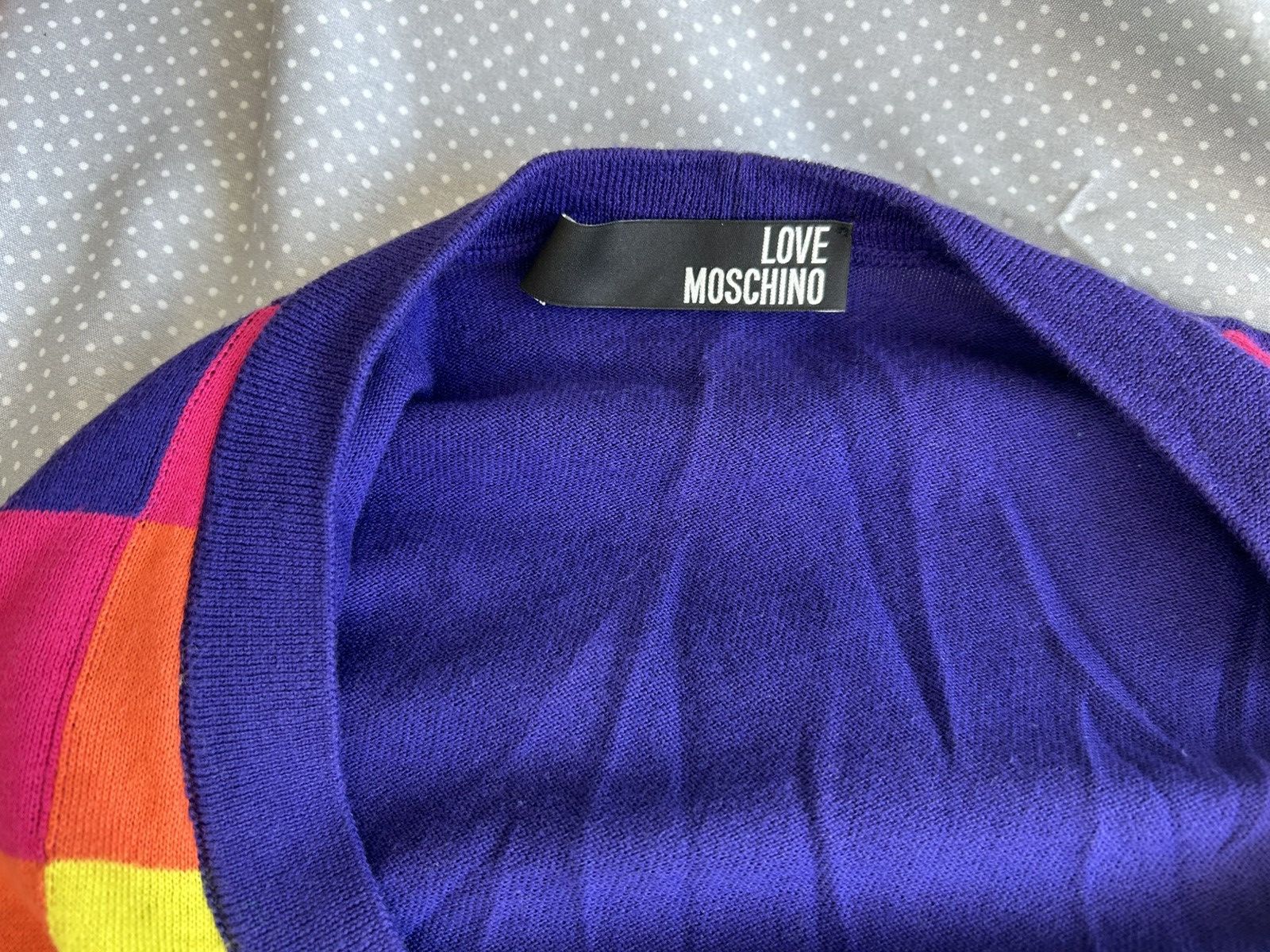 Moschino Moschino ‘Love’ Label Button Up Sweater Size US M / EU 48-50 / 2 - 3 Thumbnail