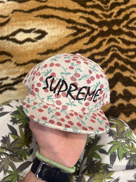 Supreme 🍒Supreme Cherries 5-Panel / natural | Grailed