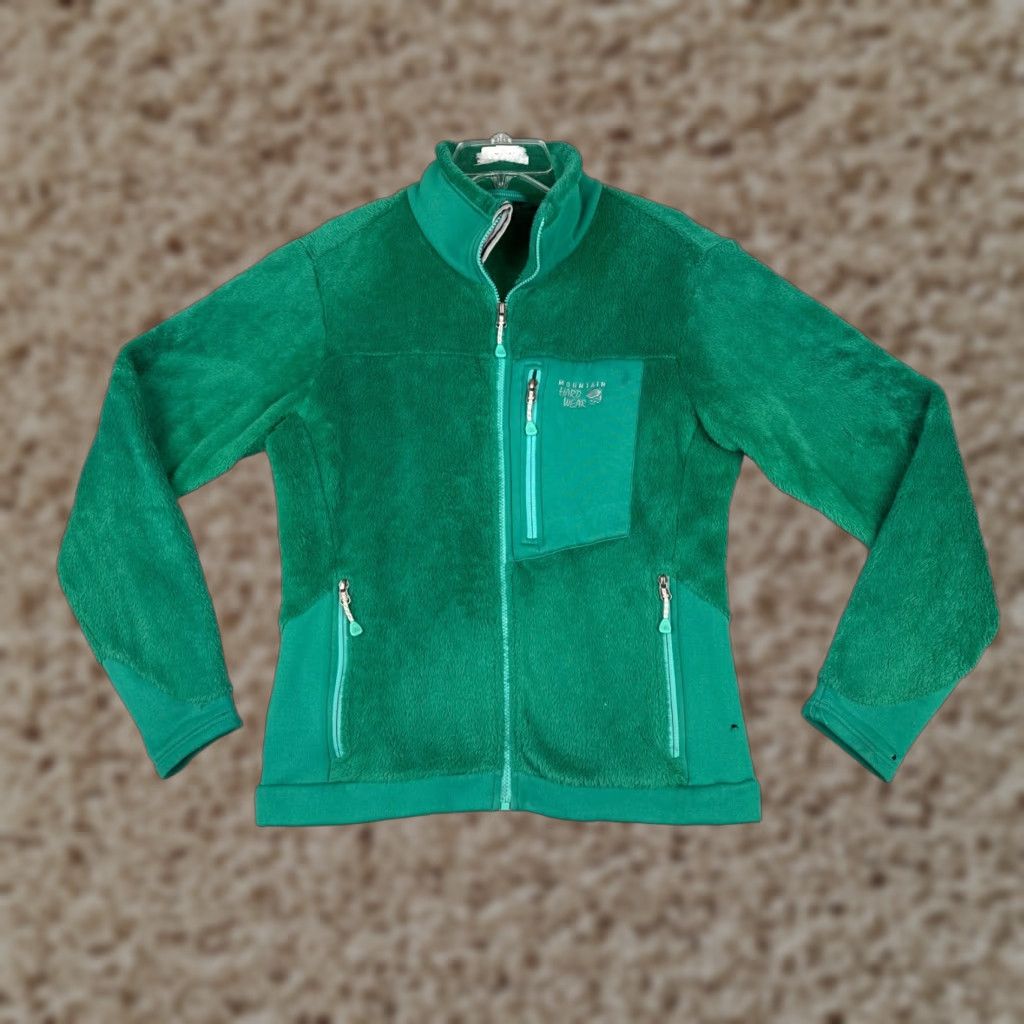 Mountain Hardwear Mountain Hardwear Jacket Womens Medium Green Deep Pile Fleece Polartec READ Size M / US 6-8 / IT 42-44 - 1 Thumbnail